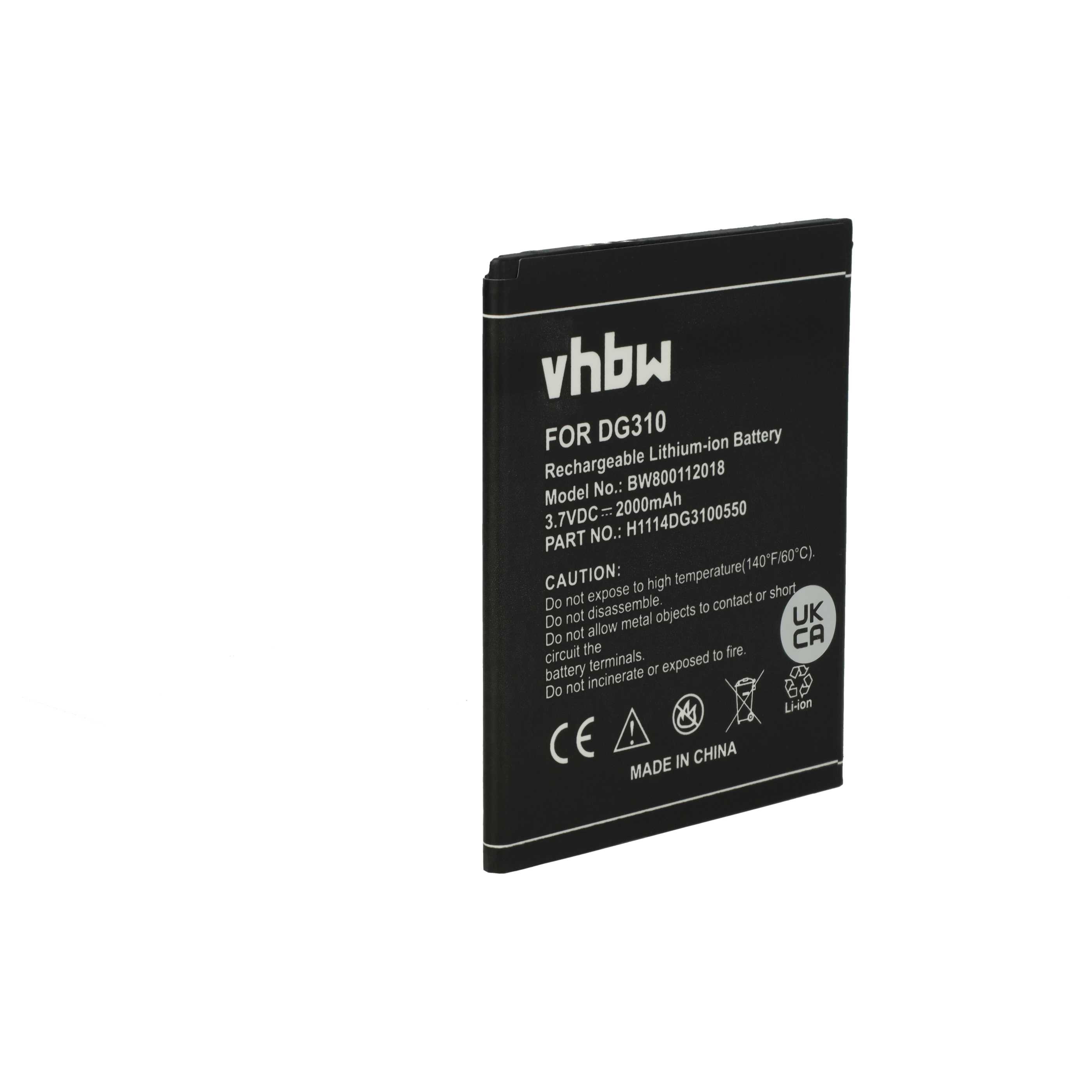Akumulator do telefonu smartfona zamiennik H1114DG3100550 - 2000 mAh 3,7 V Li-Ion