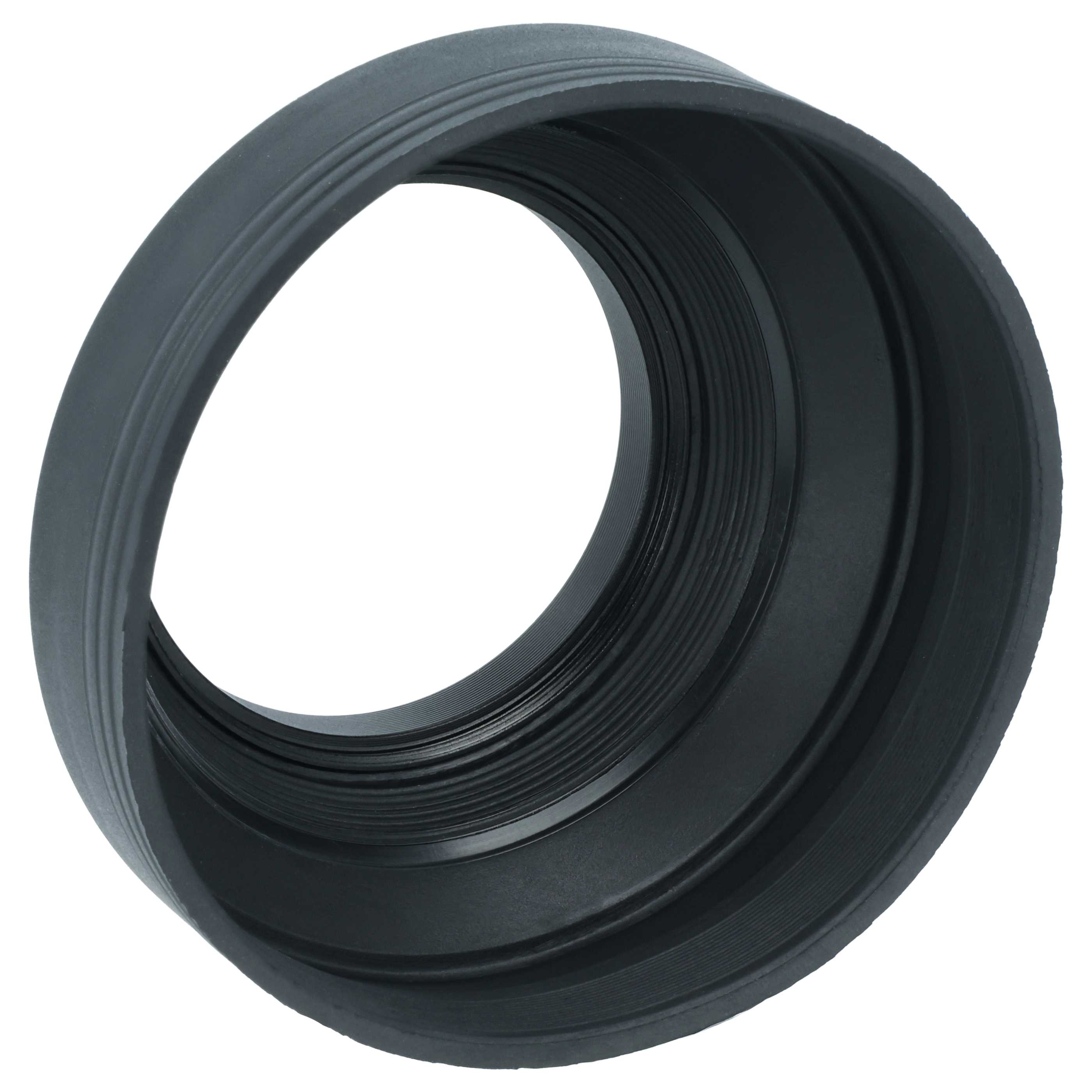Lens Hood suitable for Lens with 58 mm Diameter, rubber, black