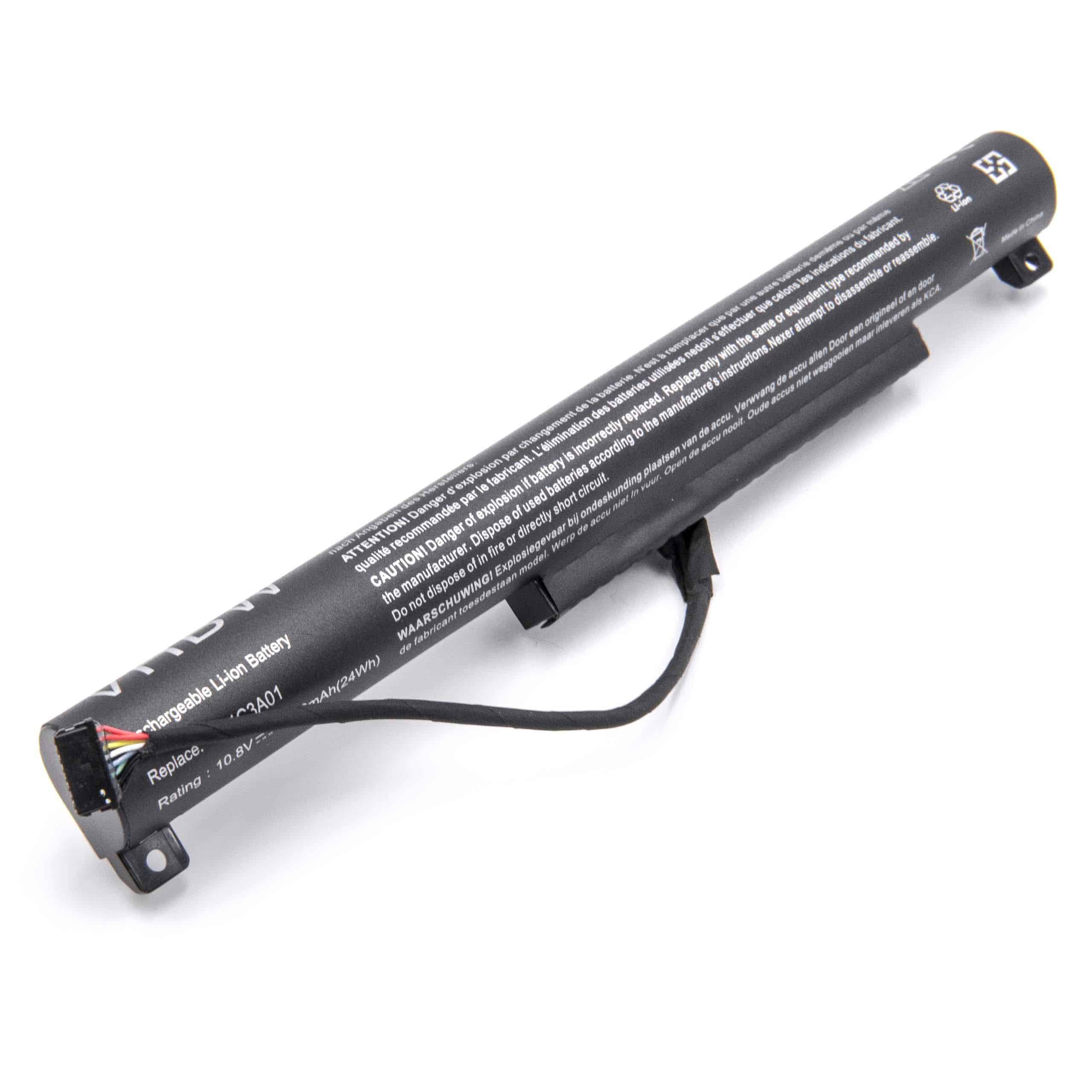 Akumulator do laptopa zamiennik Lenovo 5B10K10220, 5B10H42831, 5B10K10177, L14C3A01 - 2200 mAh 10,8 V Li-Ion