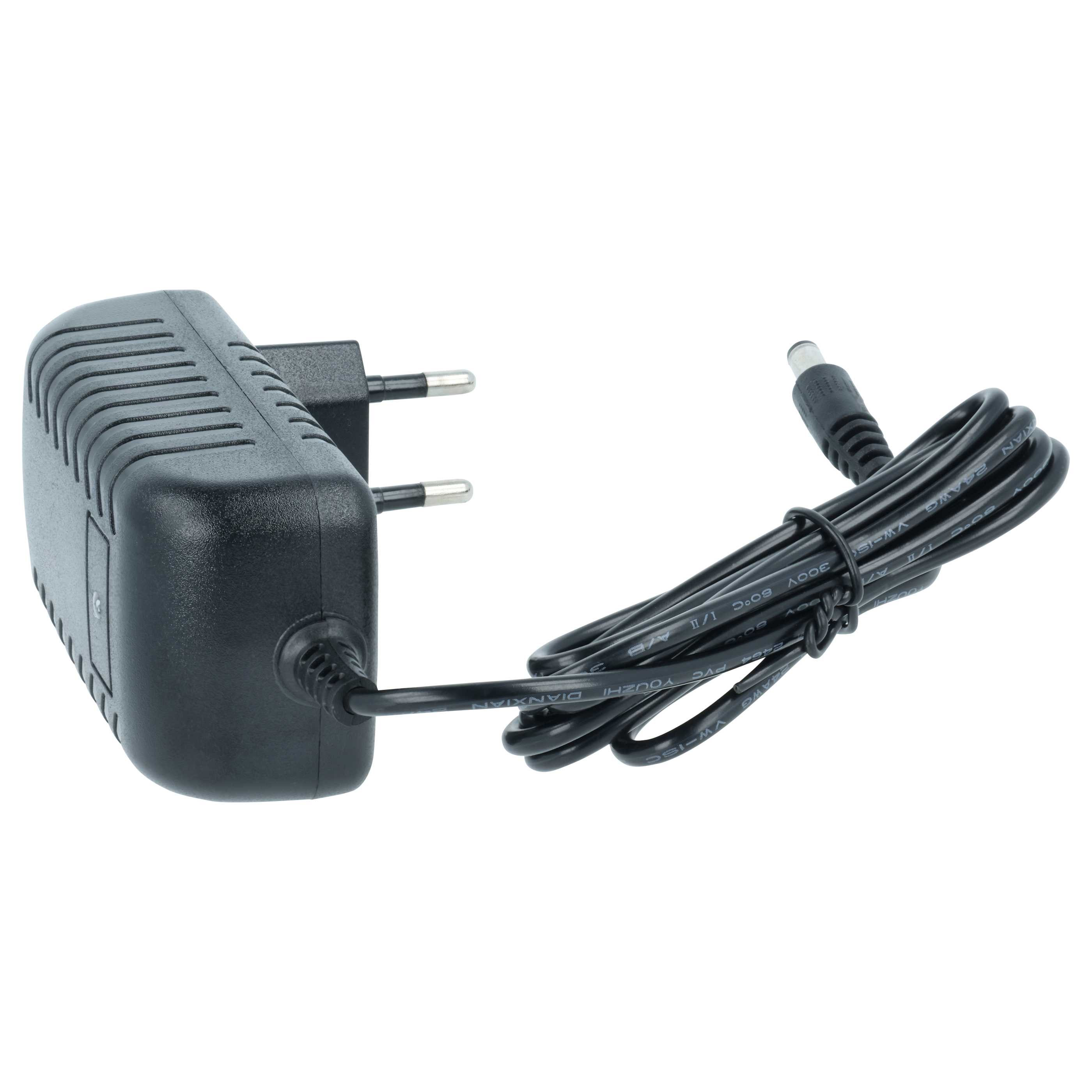 Mains Power Adapter replaces Quigg IVP1200-1500 for Quigg Massage Device -12 V 138 cm