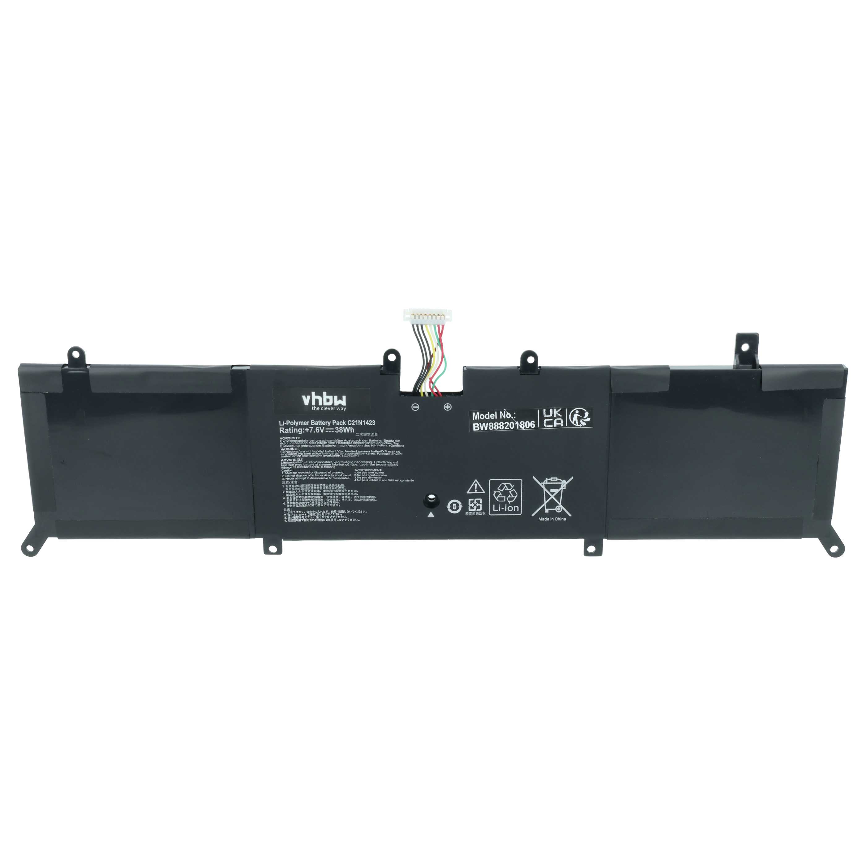 Akumulator do laptopa zamiennik Asus C21N1423, 0B200-01360100 - 4900 mAh 7,6 V LiPo
