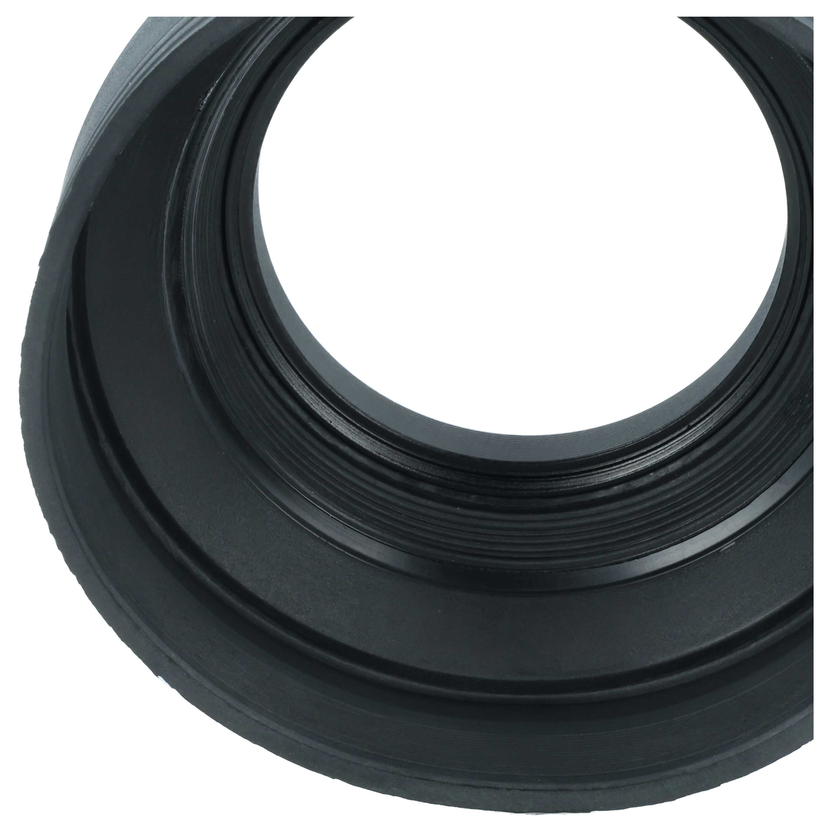 Lens Hood suitable for Lens with 58 mm Diameter, rubber, black