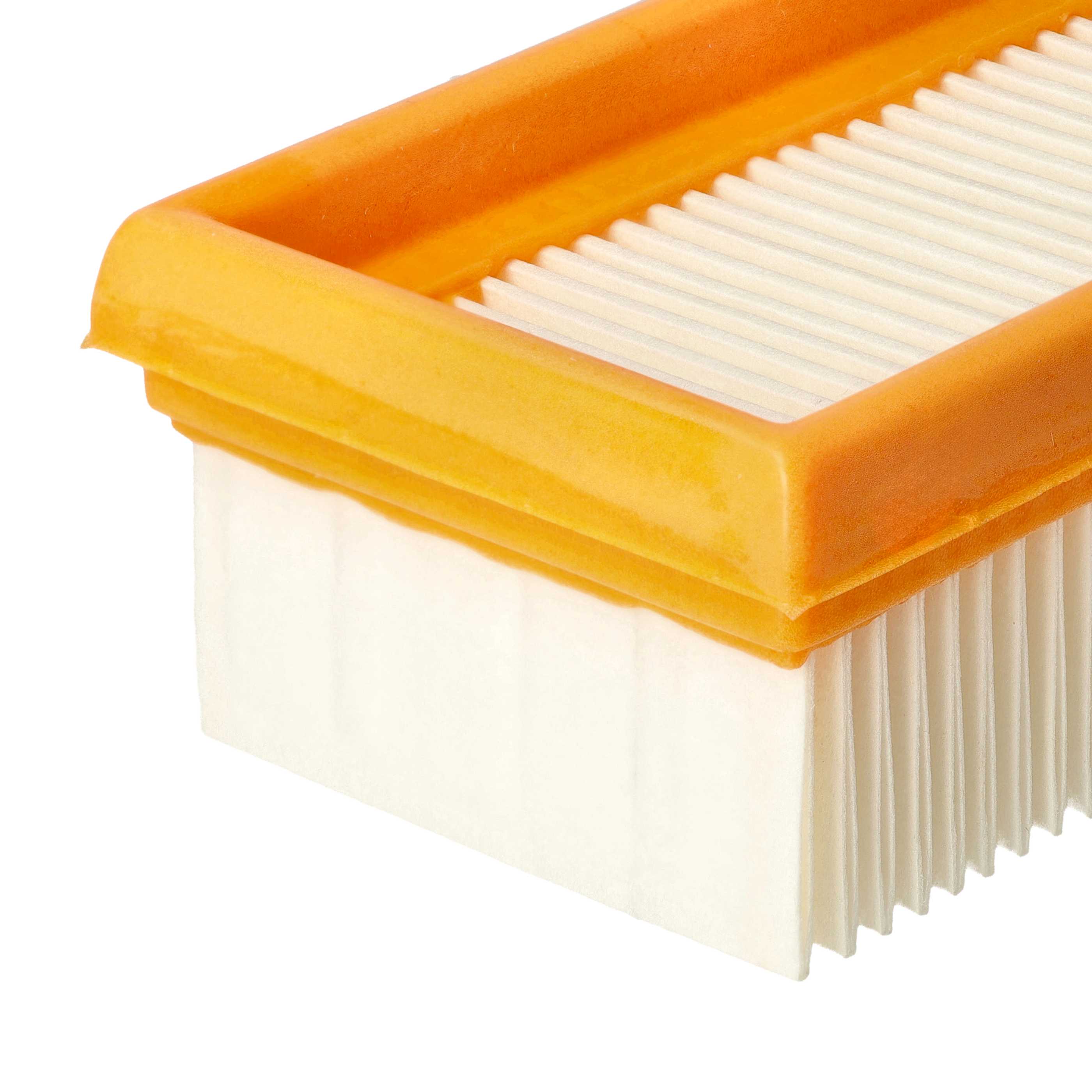 3x flat pleated filter / engine cooling air filter replaces Flex 445.134 for Makita Vacuum Cleaner
