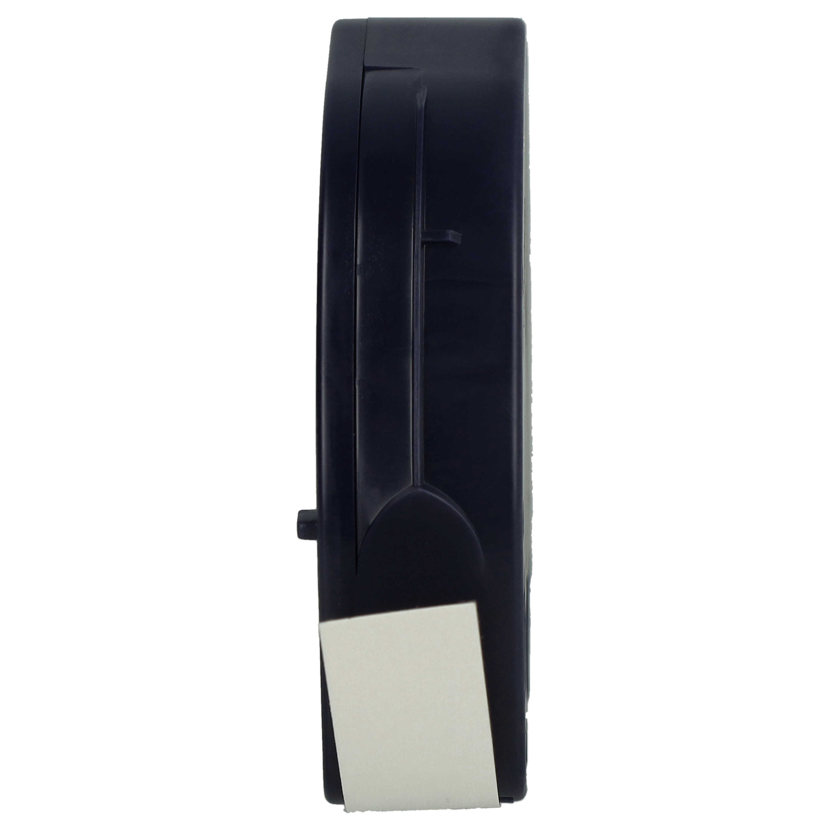 Cassetta nastro carta sostituisce Dymo 91220, S0721510 per etichettatrice Dymo 12mm nero su bianco, carta