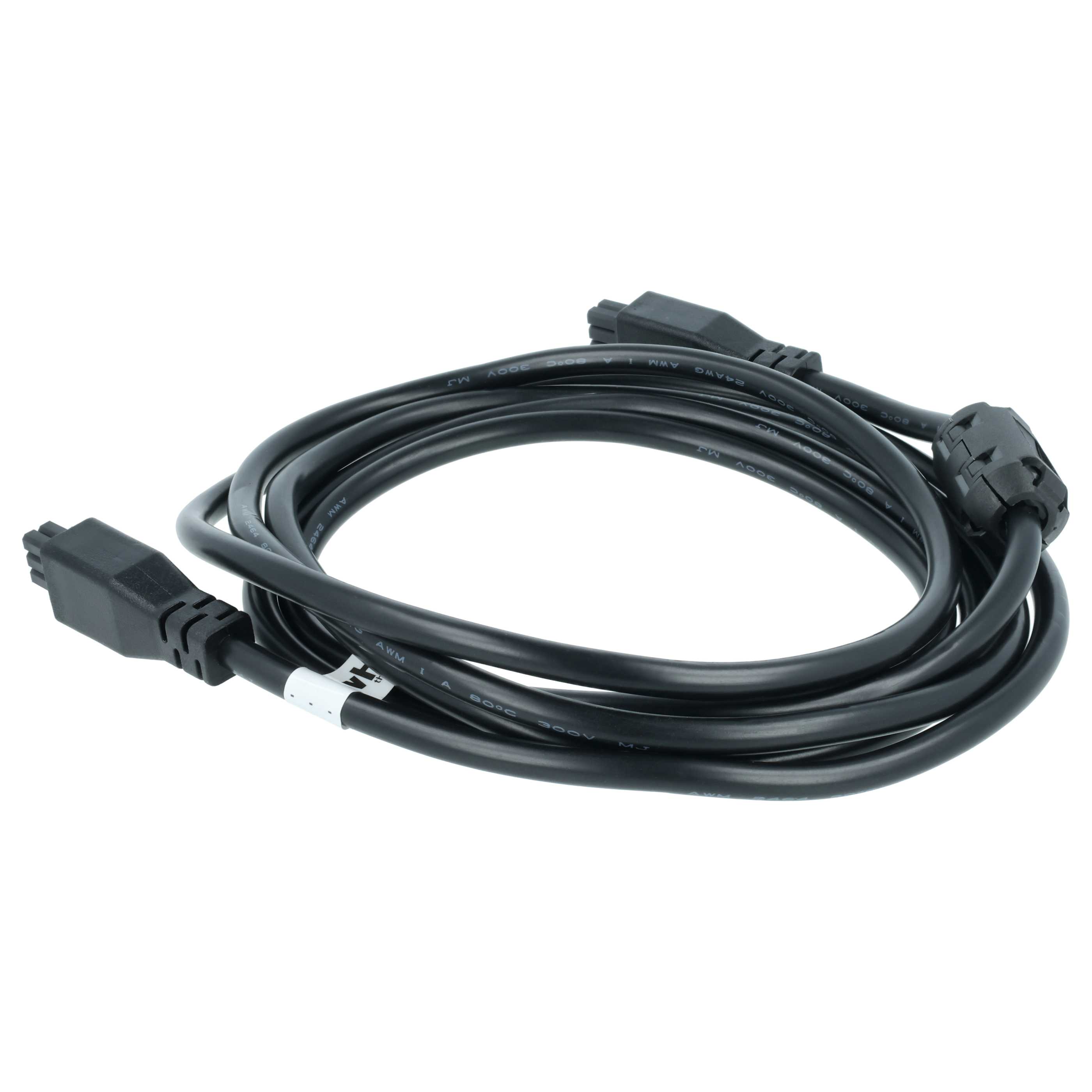 Cable AMS de 6 polos para impresoras 3D Bambu Lab P1P, P1S, X1 - Cable BUS con filtro EMI, 2 m, negro