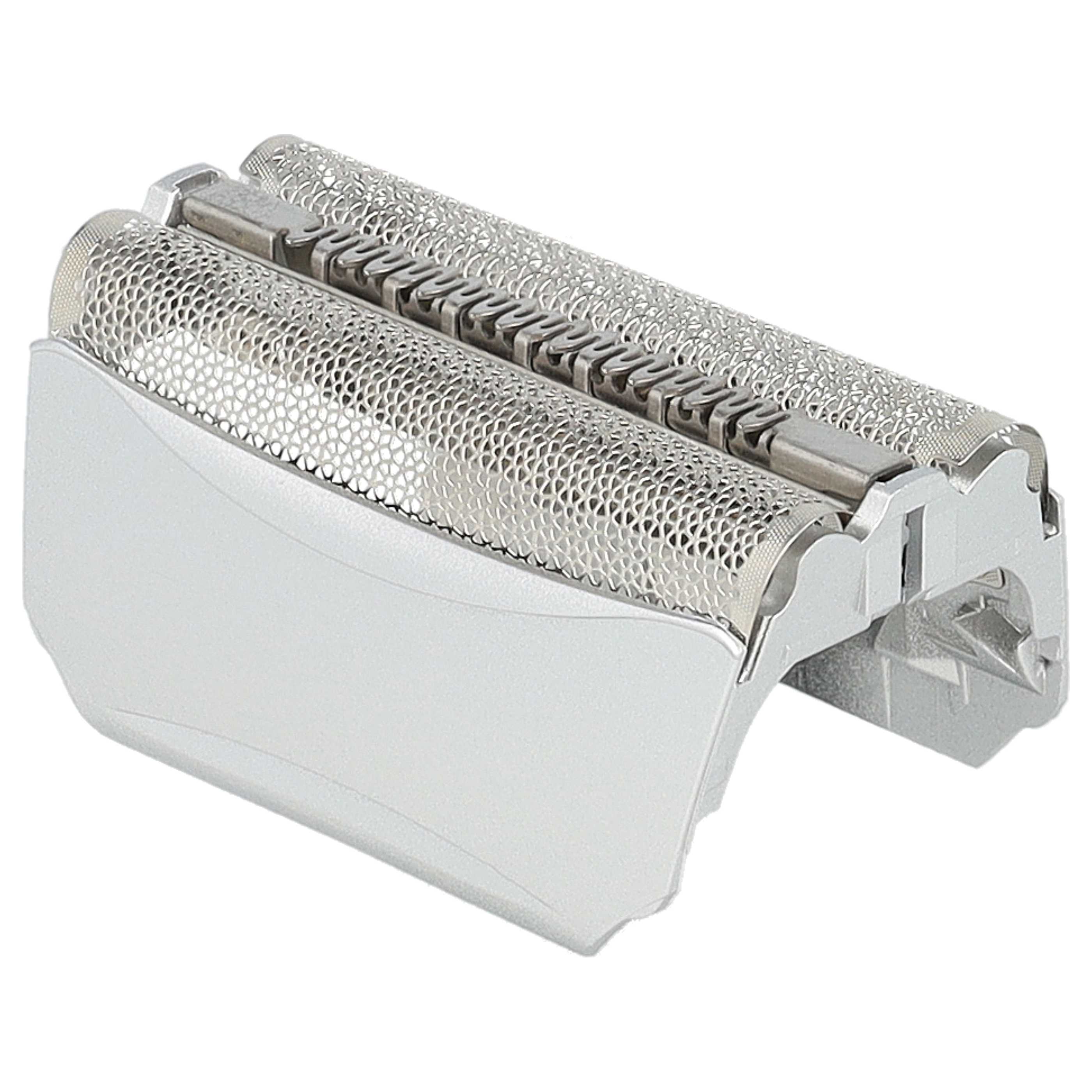 2x Doppelscherfolie als Ersatz für Braun 51S, 51B für Braun Rasierer - inkl. Rahmen, silber