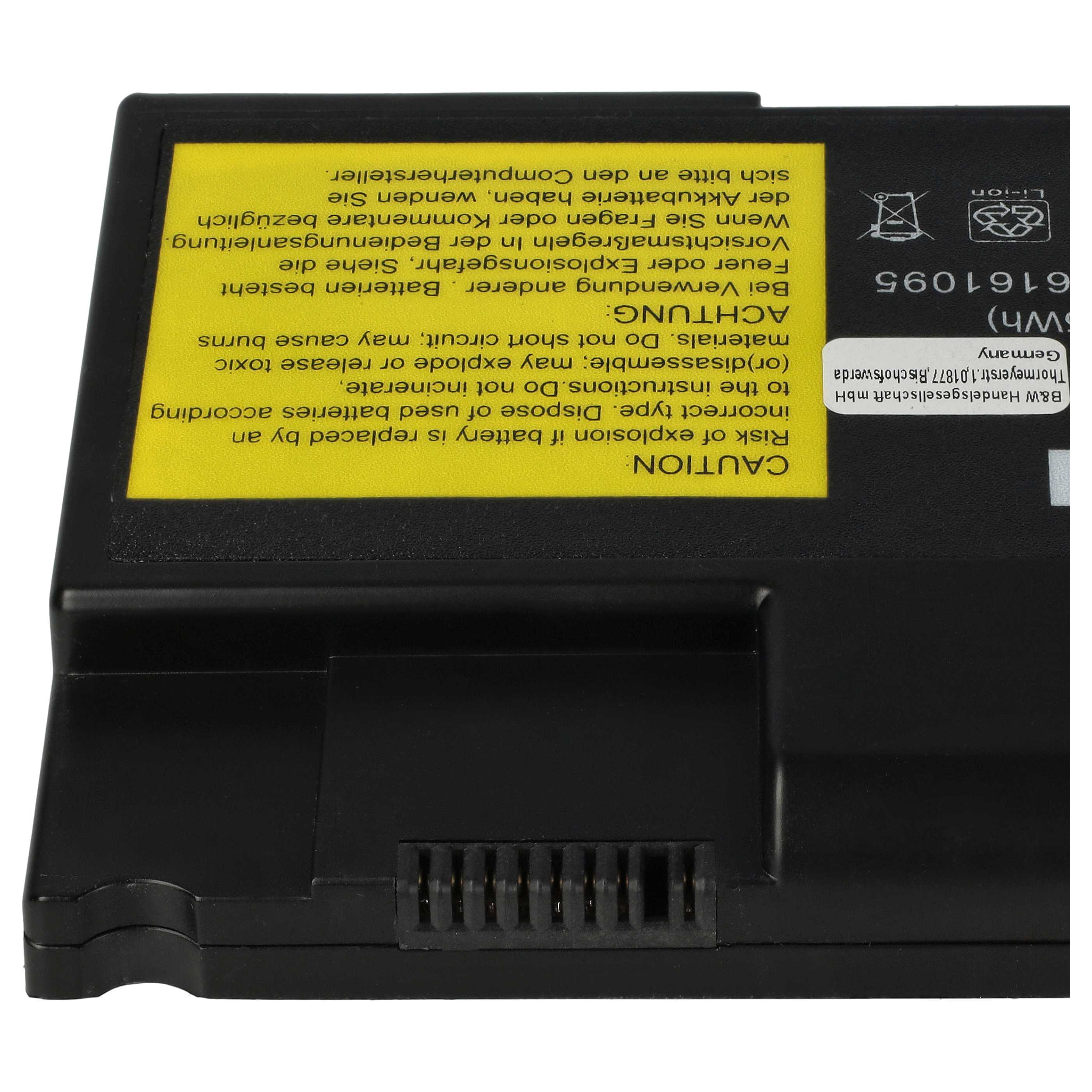 Akumulator do laptopa zamiennik BAT-30N, BAT30N3L, BT.A0101.001, BT.A0101.002 - 4400 mAh 14,8 V Li-Ion, czarny