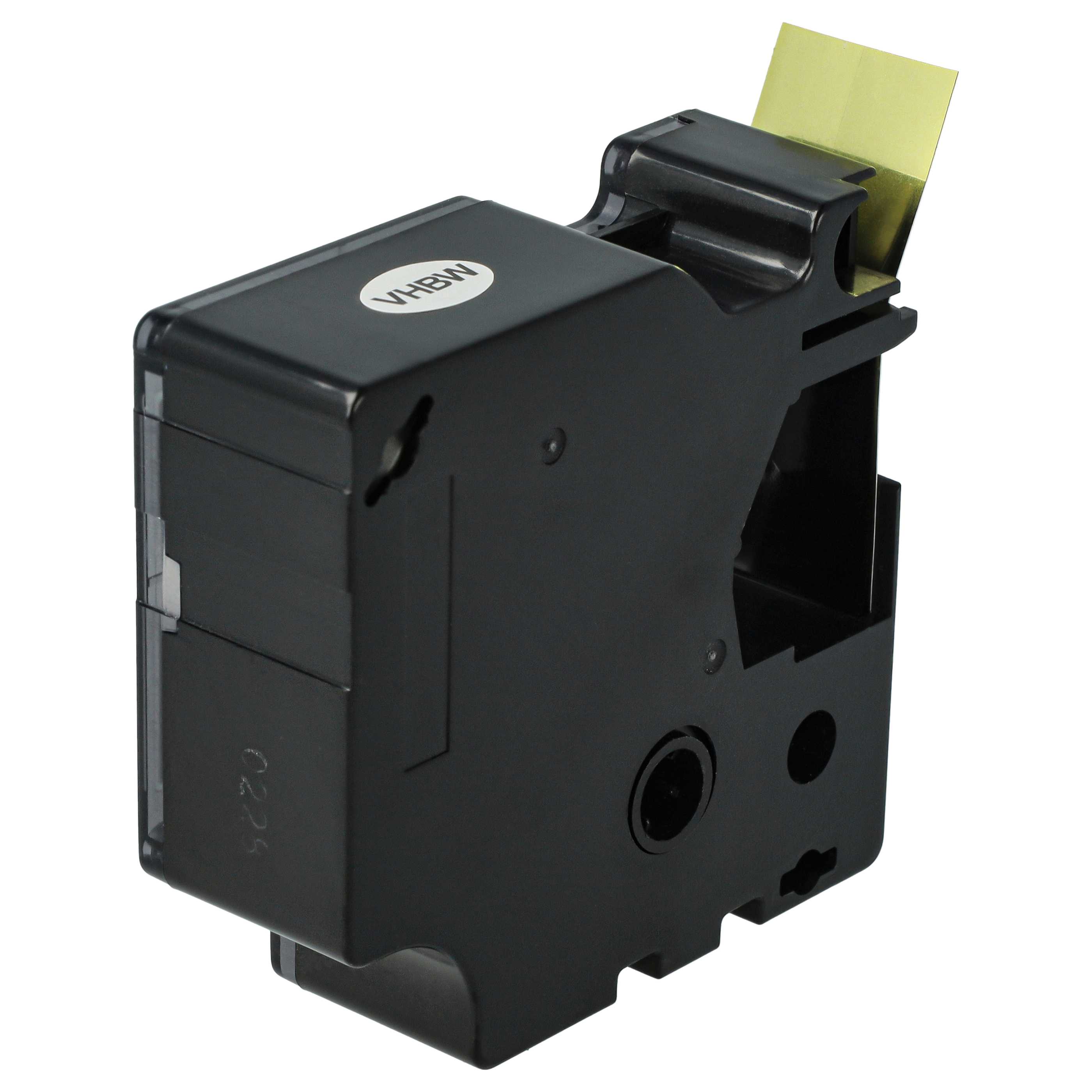 Label Tape replaces Dymo 45813, D1 - 19 mm Black to Gold