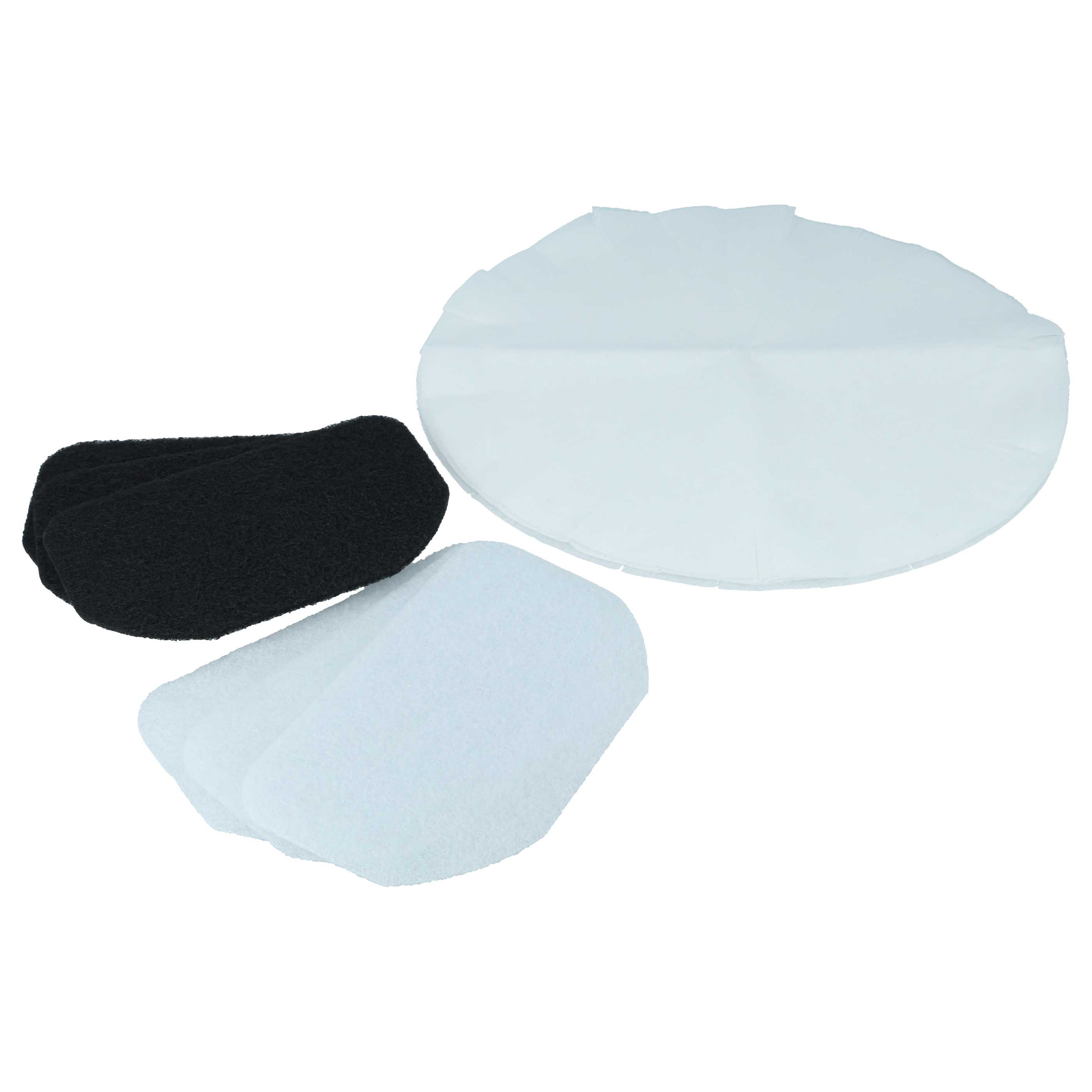 12x filtro papel, 6x filtro carbón activo, 6x filtro antigrasa reemplaza DeLonghi BO-BE-5525102200, 5525102200