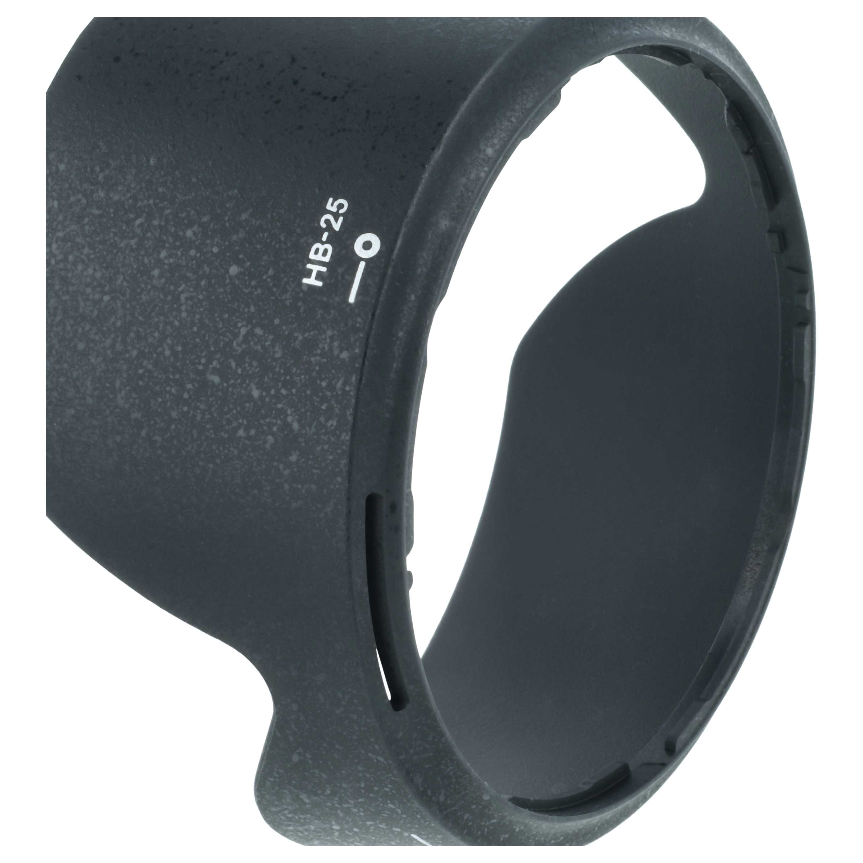 Lens Hood replaces Nikon HB-25 for Nikon Lens with 72 mm Diameter, plastic, black