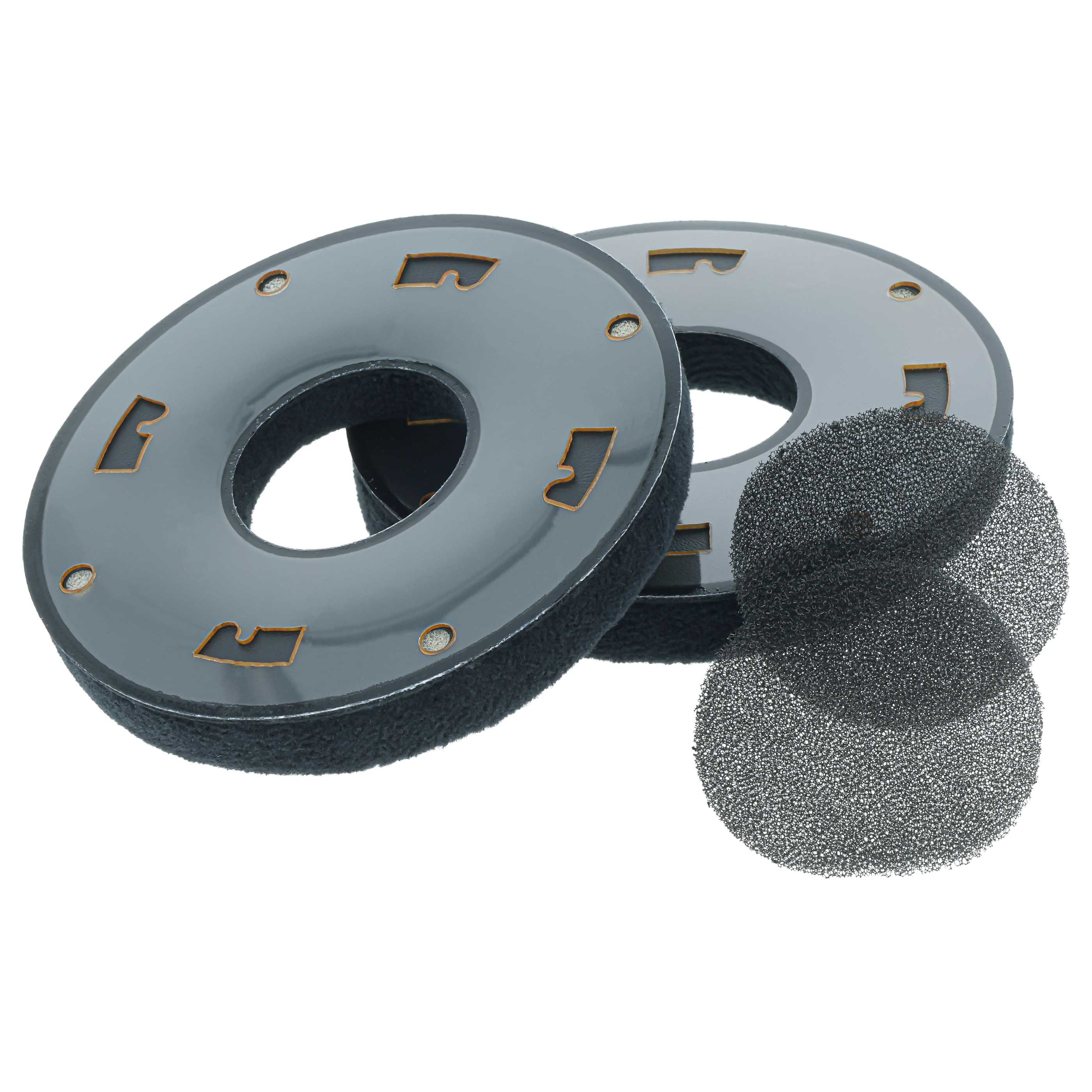 2x Coussinets d'oreille pour casques écouteurs AKG K121 -, surface mate noir