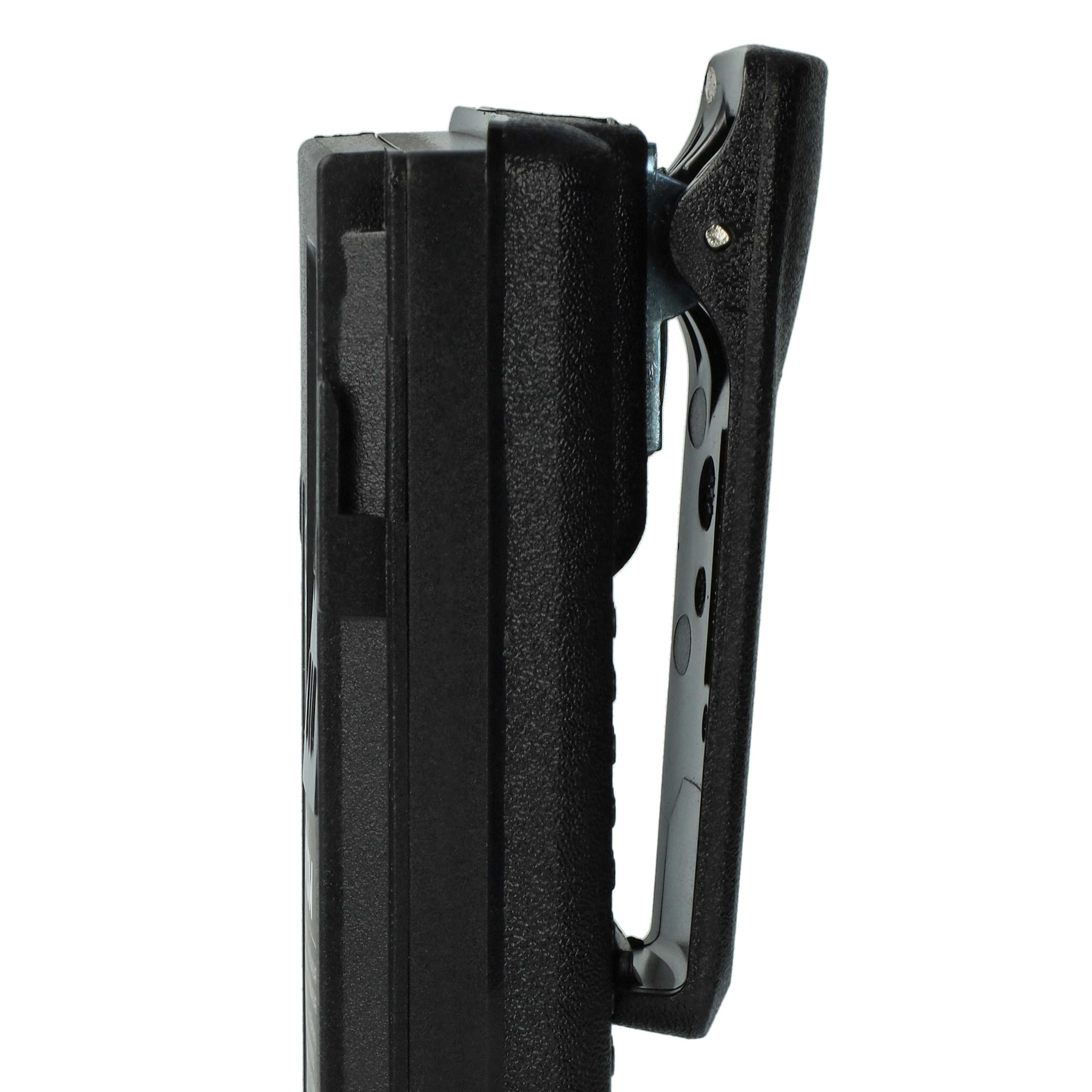 Radio 5x Battery replaces Motorola PMNN4406BR, PMNN4406, PMNN4409 - 2200 mAh 7.4 V Li-Ion + Belt Clip