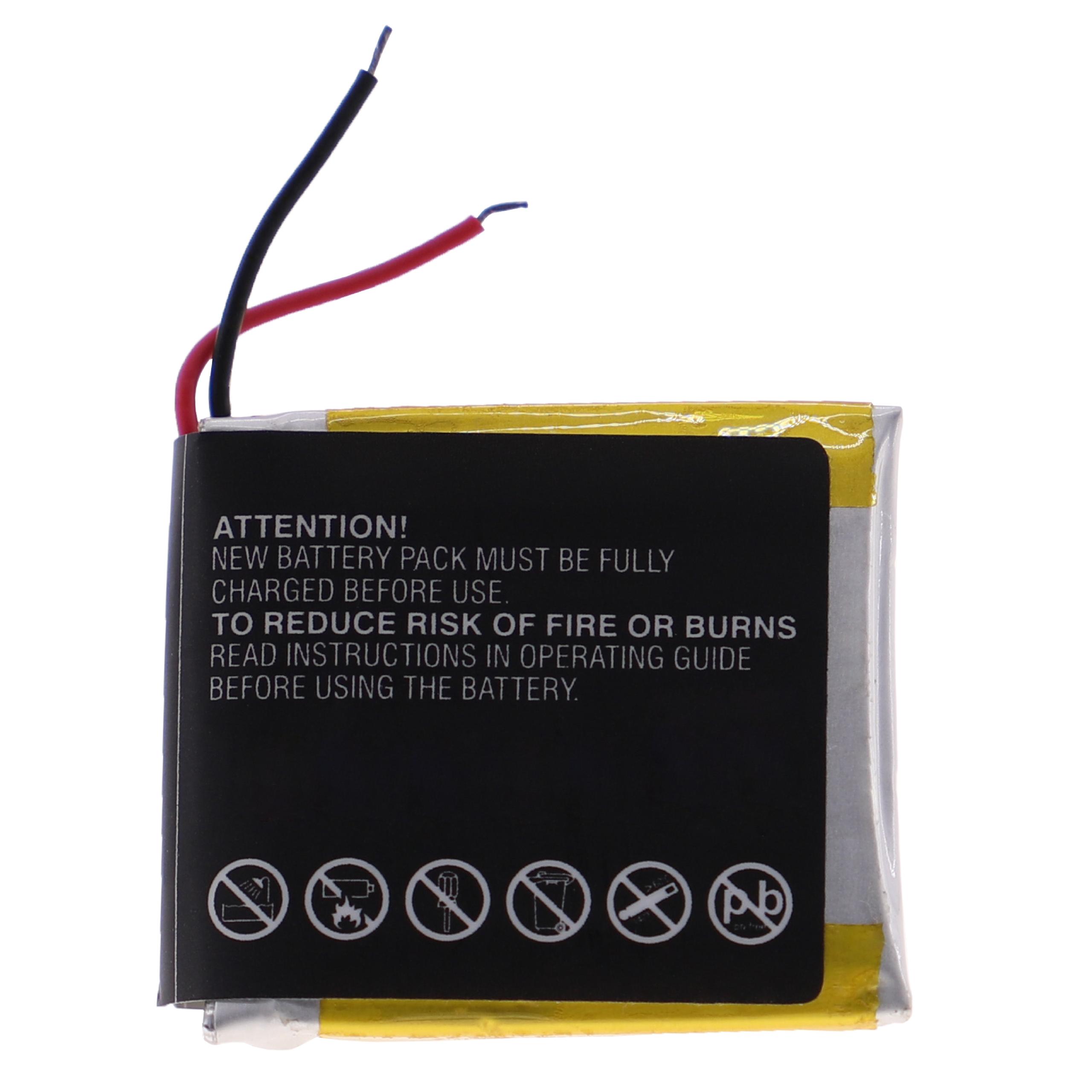 Battery Replacement for Plutour CANR-G15 - 370mAh, 3.7V, Li-polymer