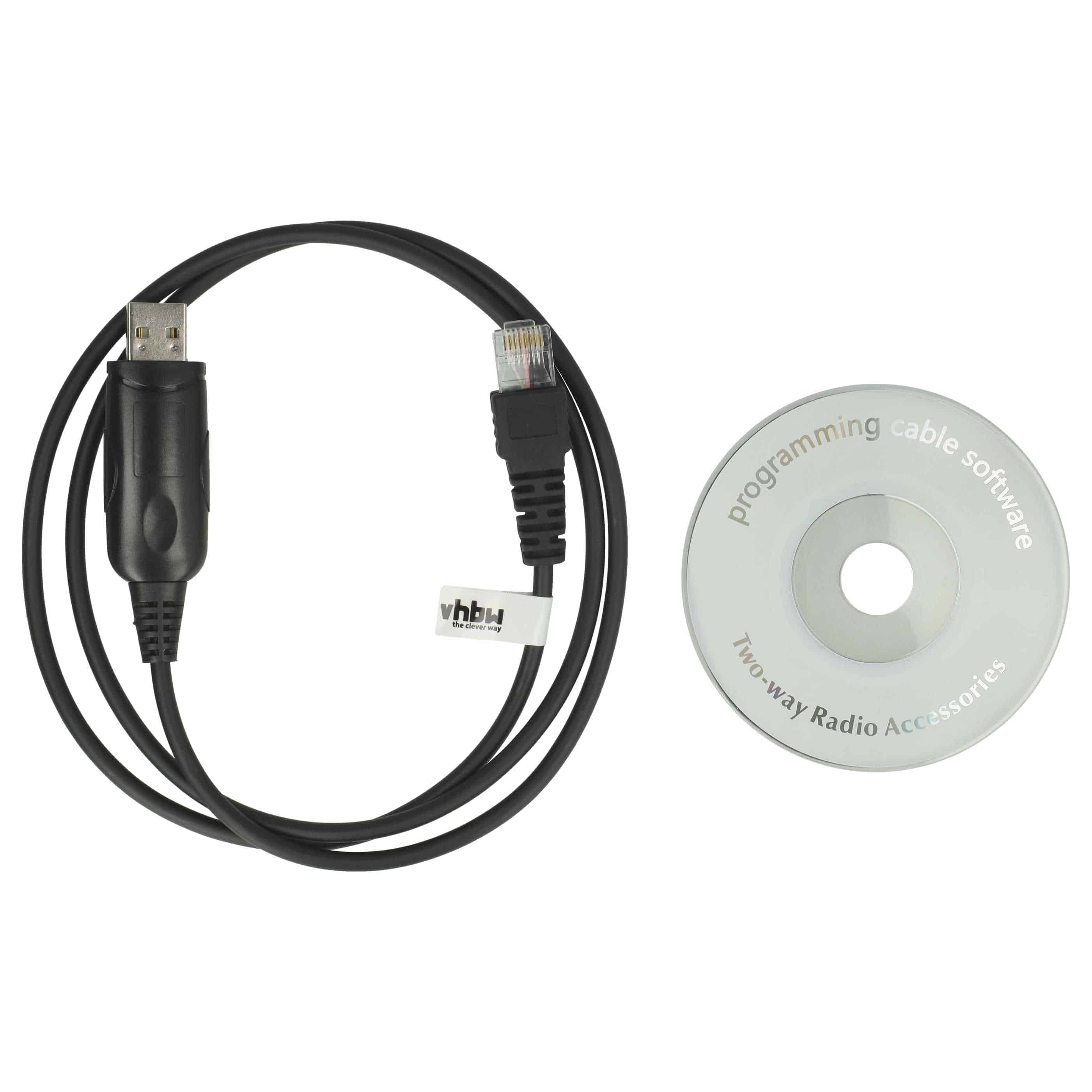 Programming Cable for Kenwood TK-7100, TK-7150, TK-7160, TK-7180 Radio