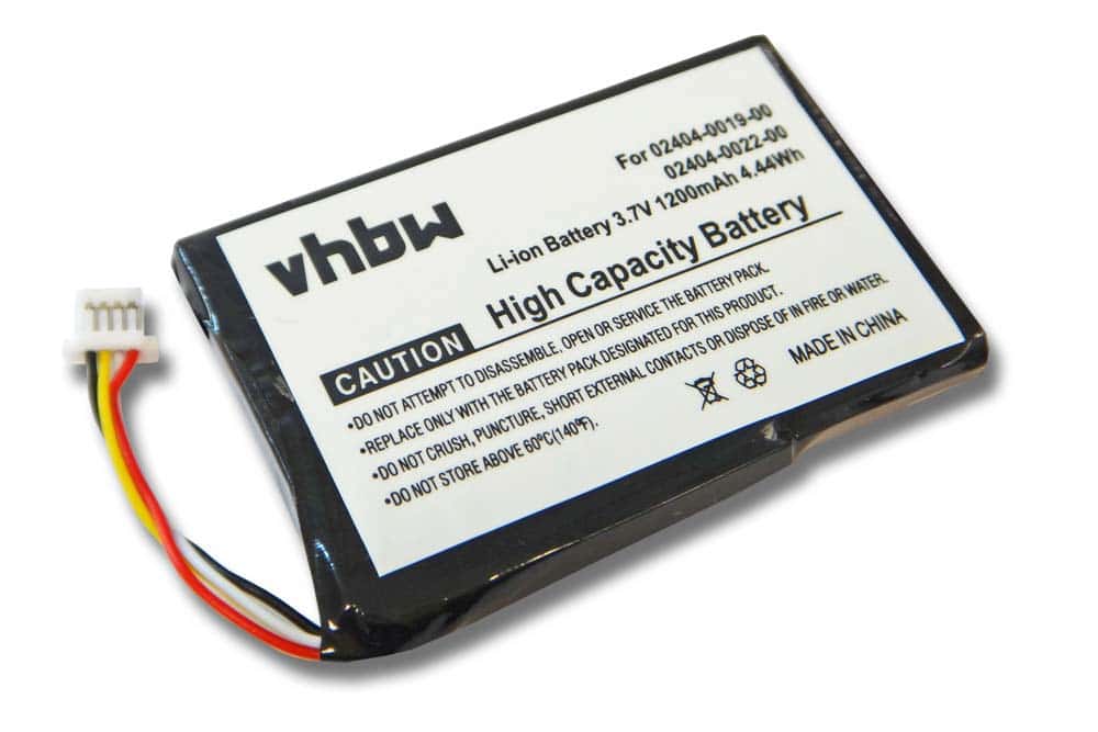 Batterie remplace Cisco 02404-0019-00 pour caméscope - 1200mAh 3,7V Li-ion