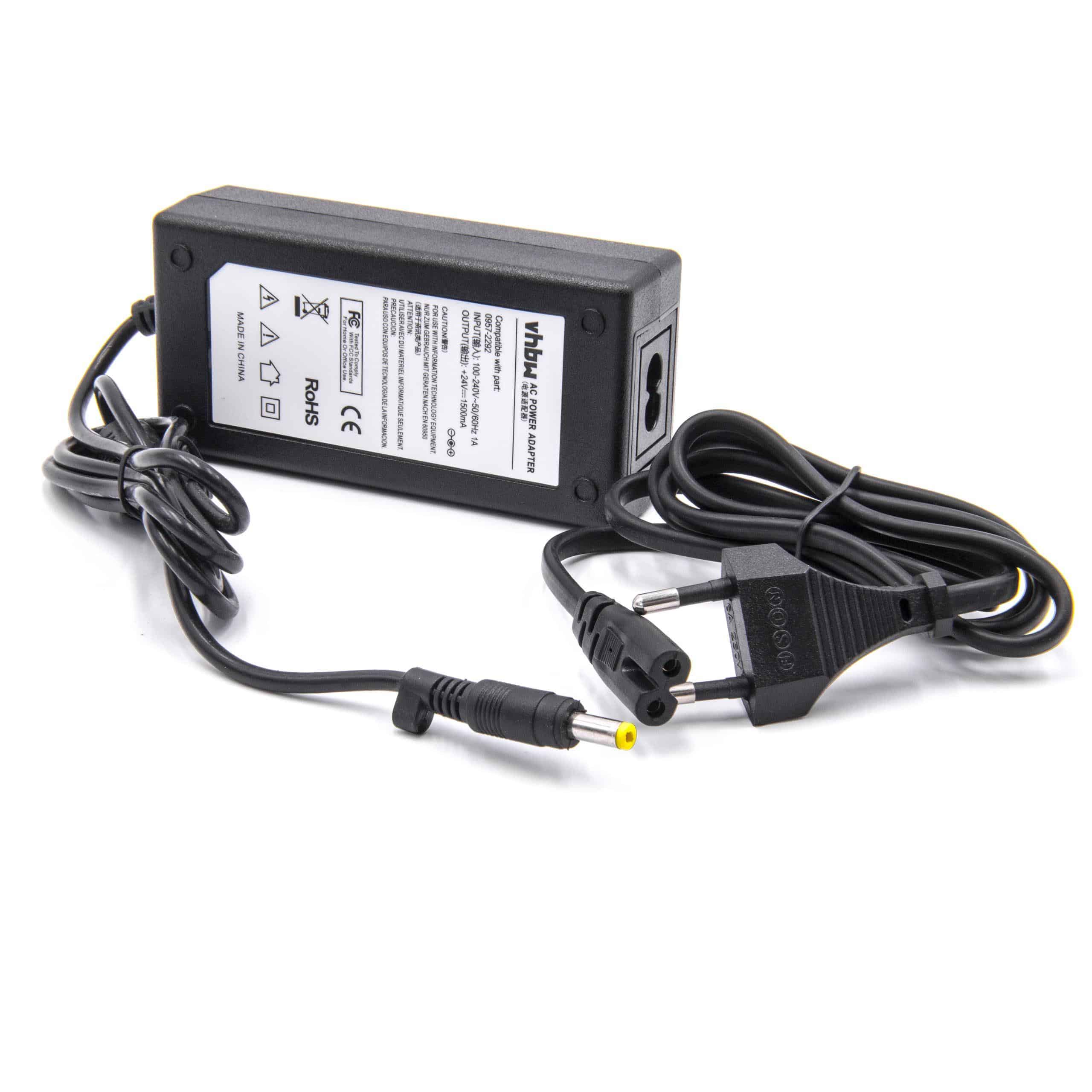 Mains Power Adapter replaces HP 0957-2292 for HP Scanner