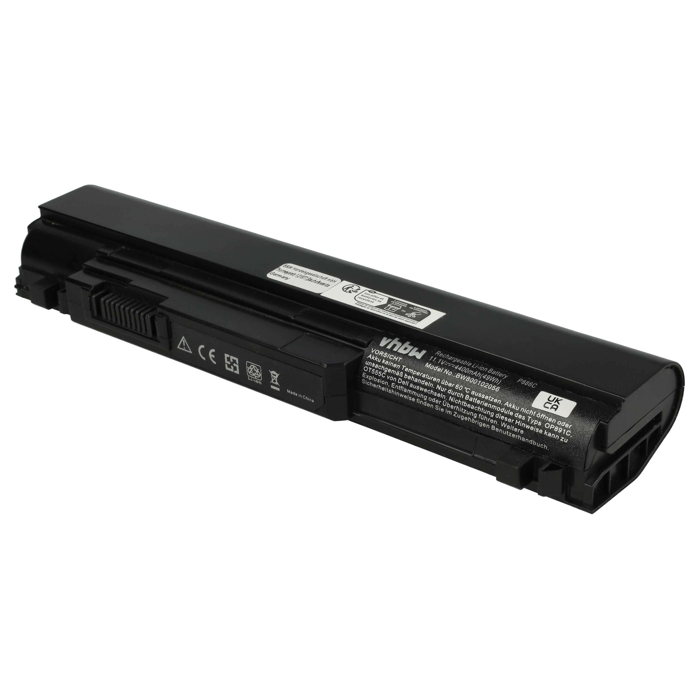 Akumulator do laptopa zamiennik Dell P891C, T555C, 312-0774, P866C, 312-0773 - 4400 mAh 11,1 V Li-Ion, czarny