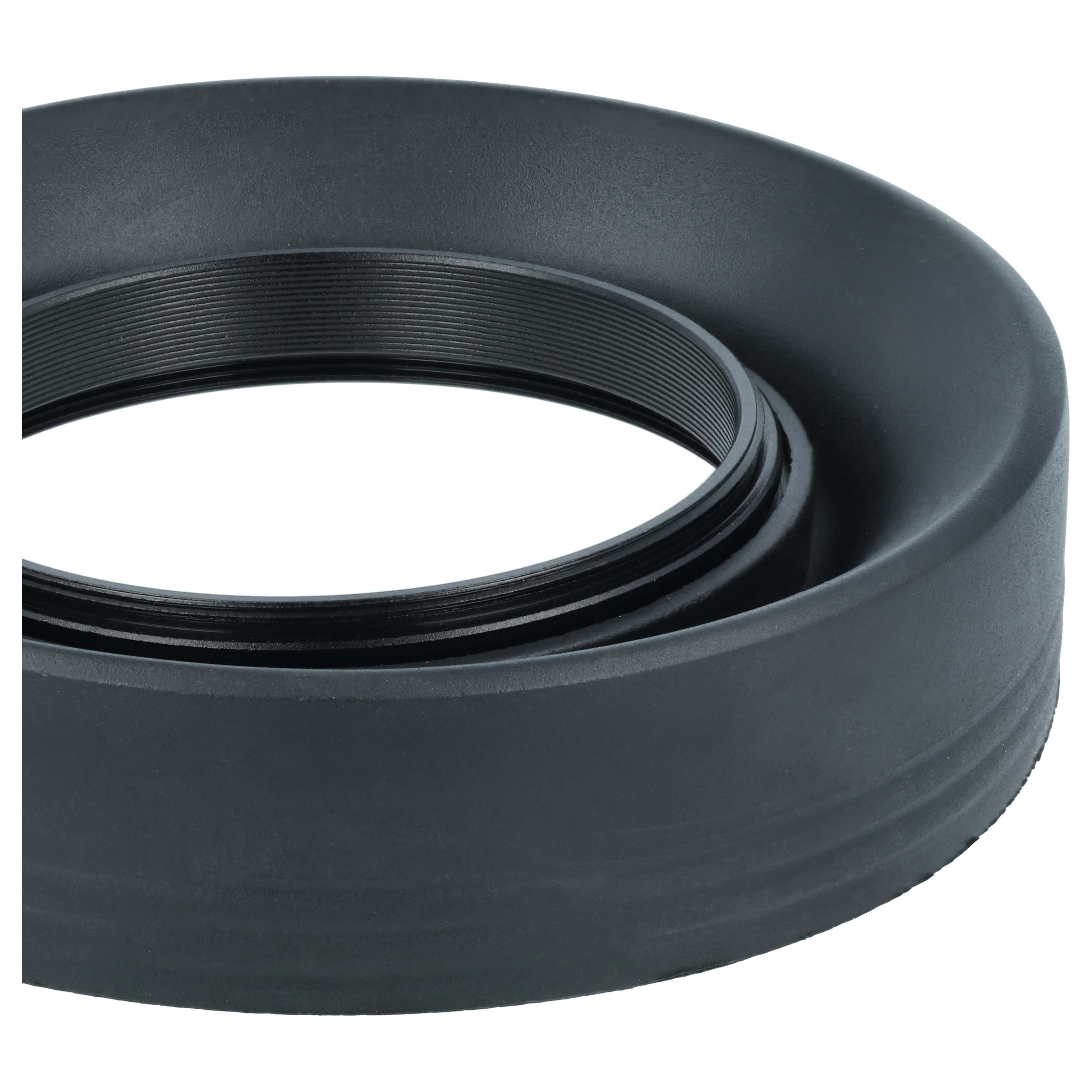 Lens Hood suitable for Lens with 58 mm Diameter, rubber, black