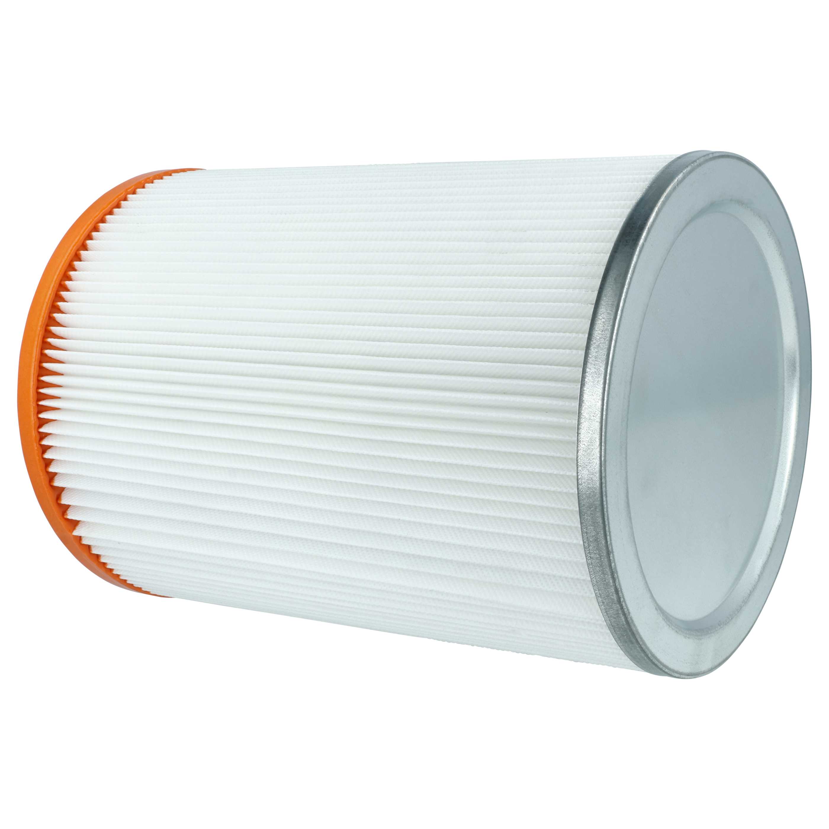 3x Filtercartridge filter replaces Nilfisk R 637/1 for WAP Vacuum Cleaner, orange / white