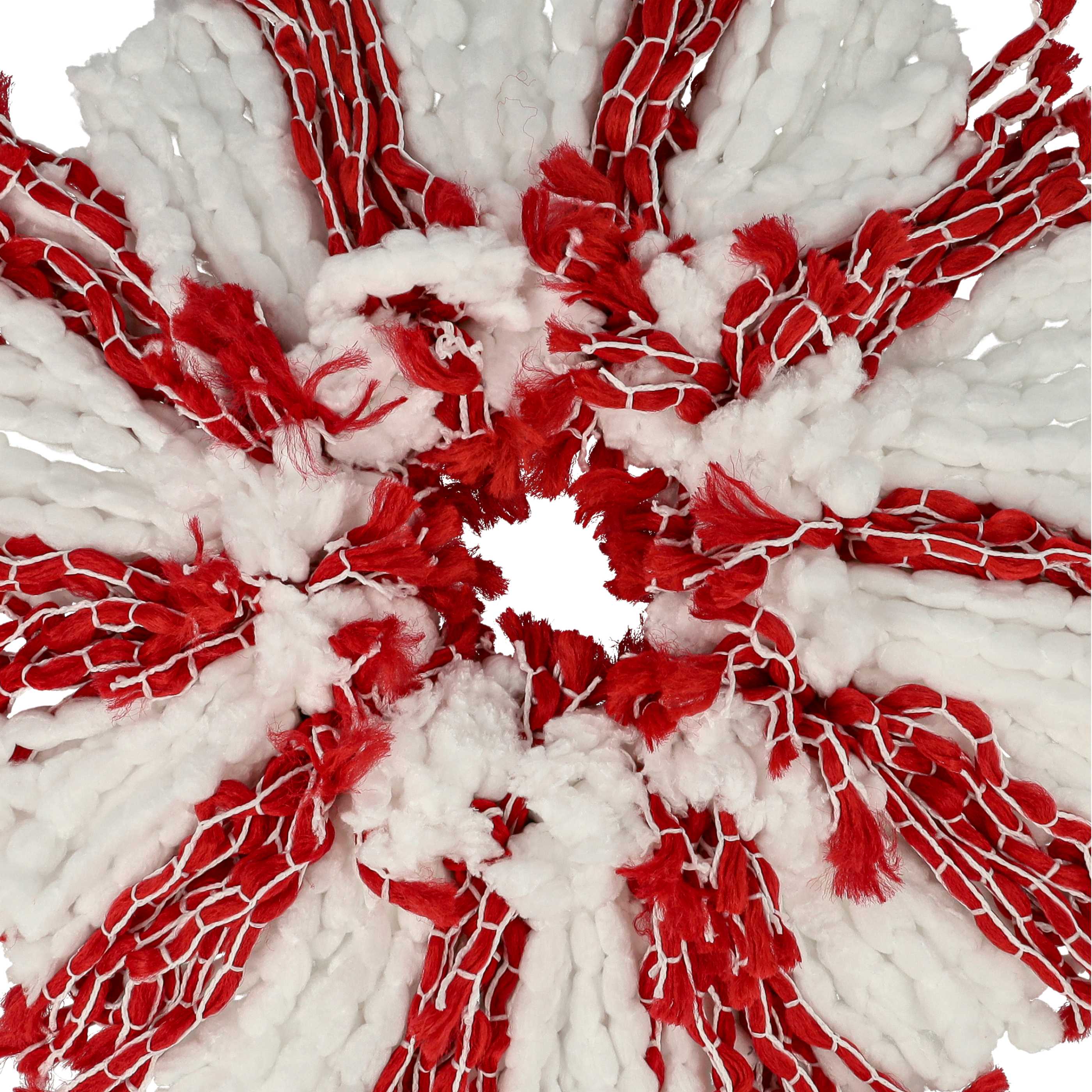 4x Mop Head replaces Leifheit 52115, 52094 for Leifheit Mop - microfibre, white, red