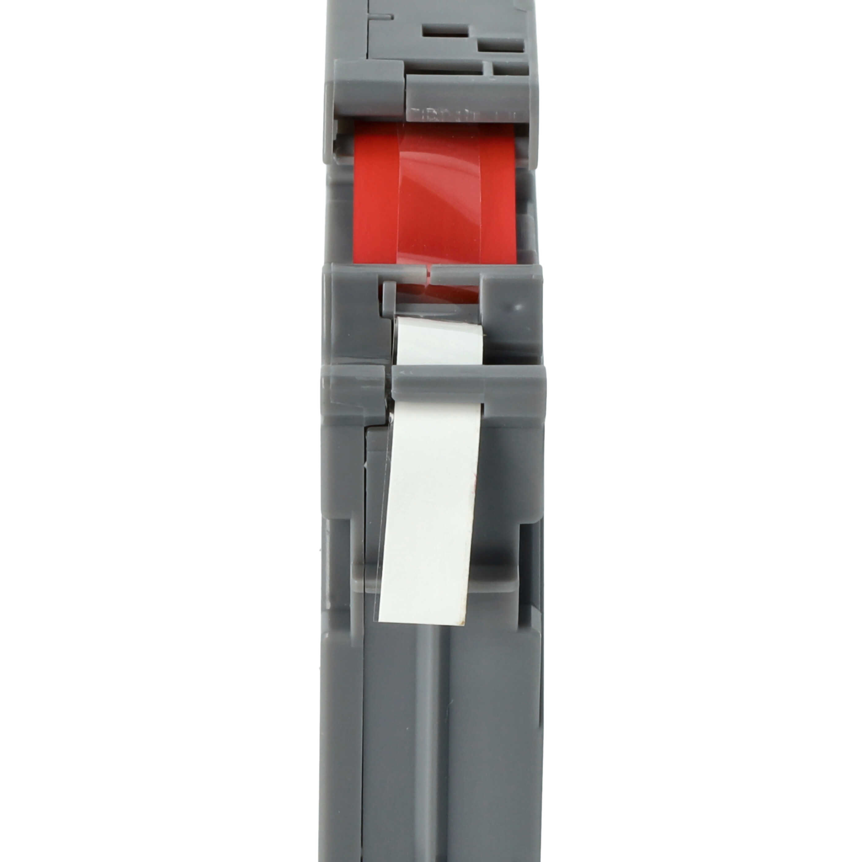 Cassetta nastro sostituisce Brother TZE-FX212 per etichettatrice Brother 6mm rosso su bianco, flessibile
