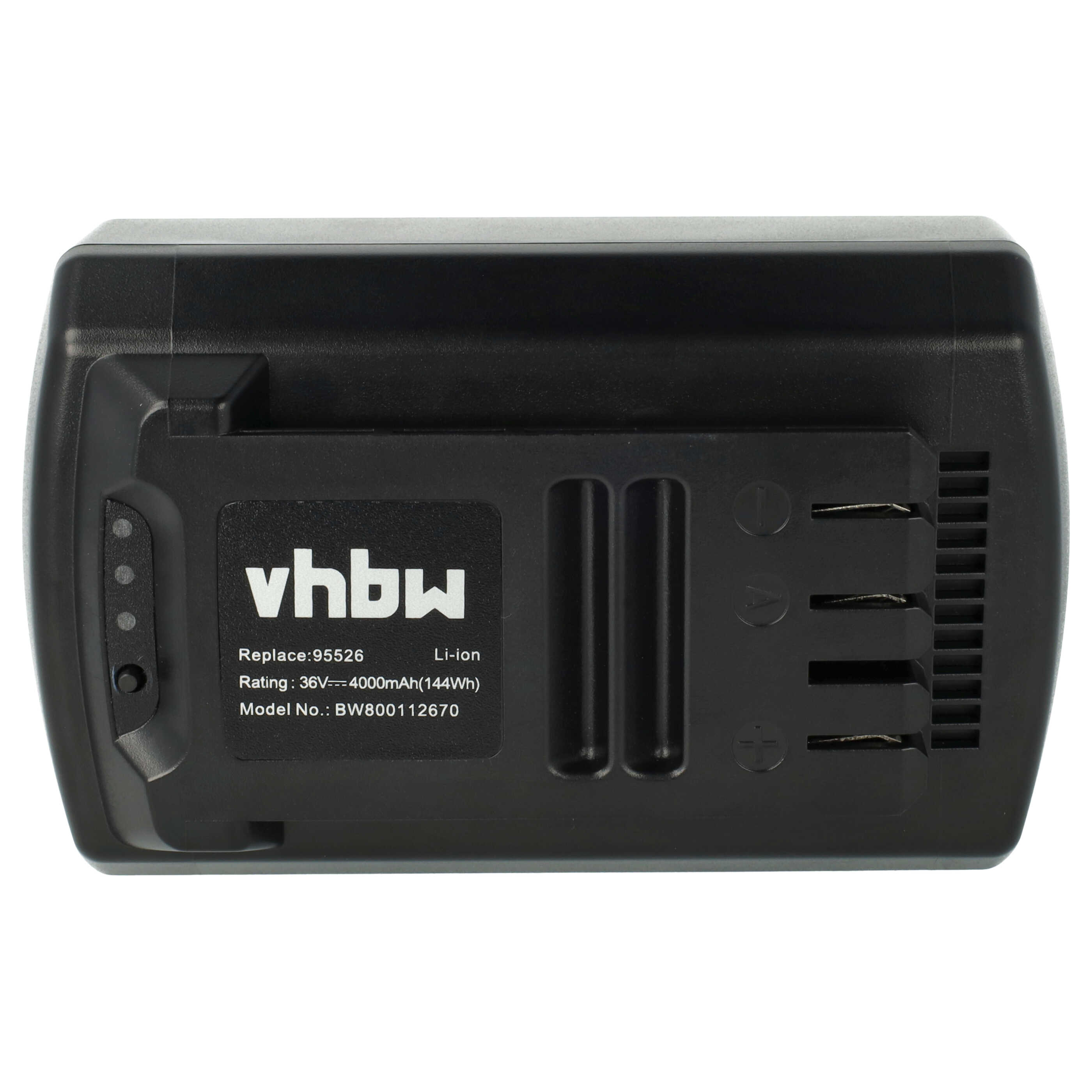 Battery replaces Garden Feelings R1S-360-AH-C 36V Electric Power Tool - 4000 mAh, 36 V, Li-Ion