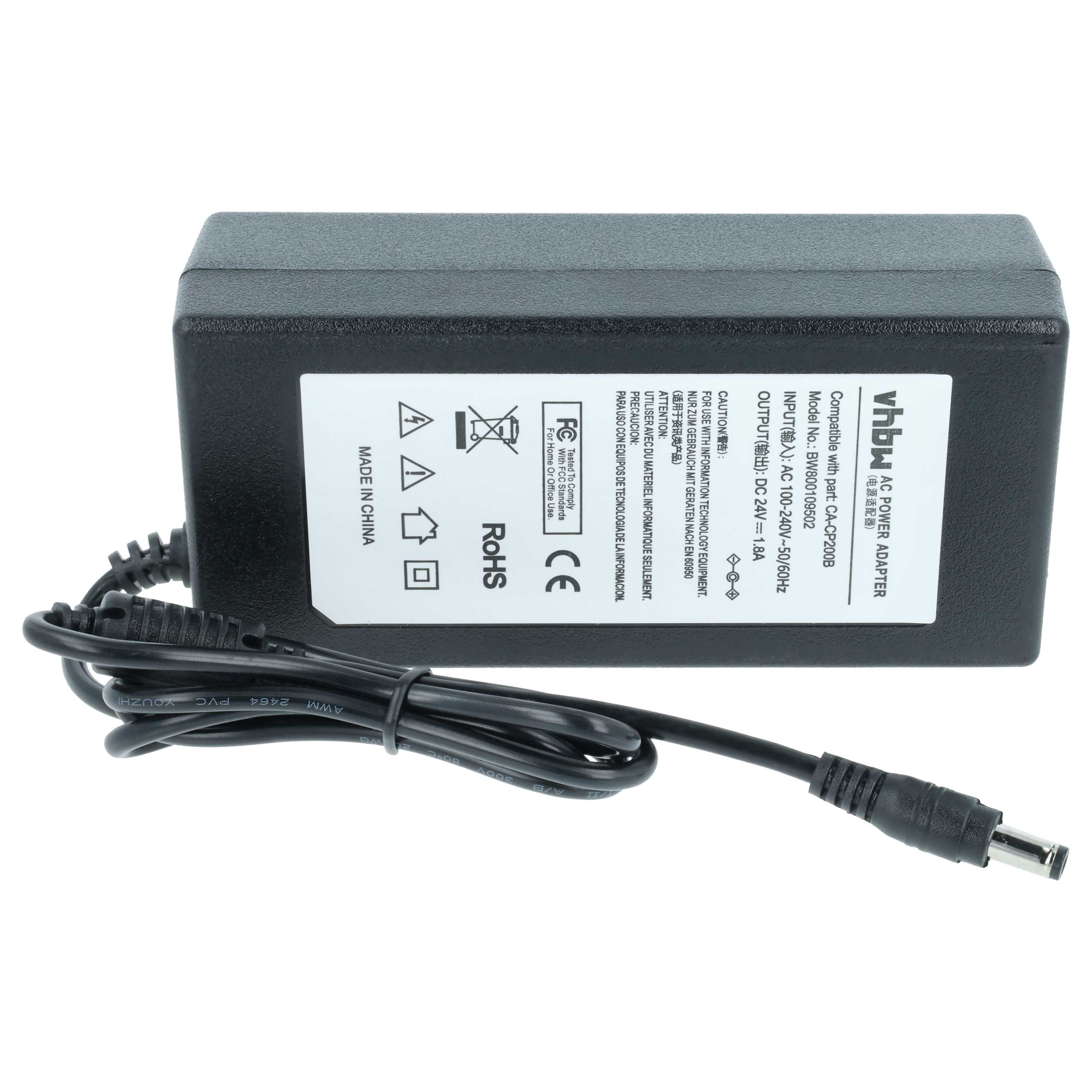 Mains Power Adapter replaces Canon CA-CP200B, CA-CP200W Printer etc. - 43.20 W