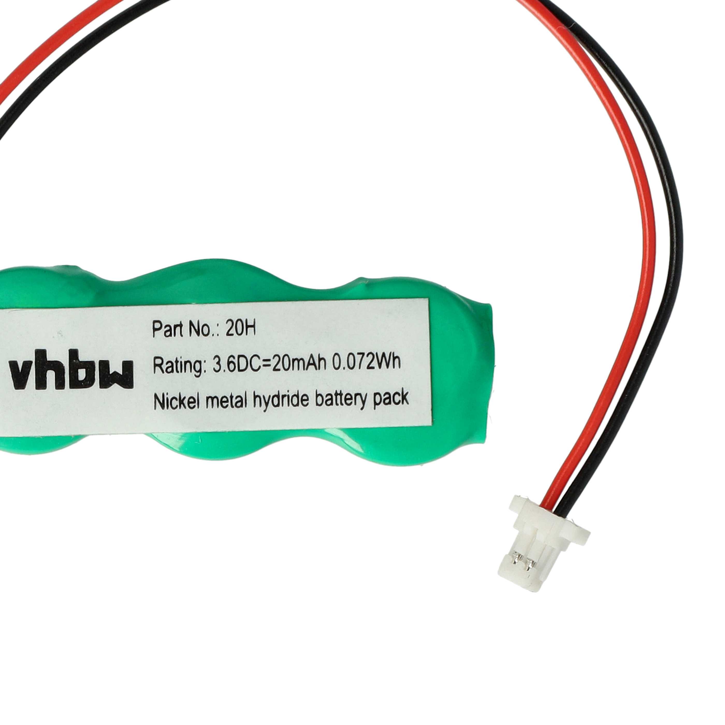 Computer BIOS Battery Replacement for 317-200-001 - 20 mAh 3.6 V NiMH