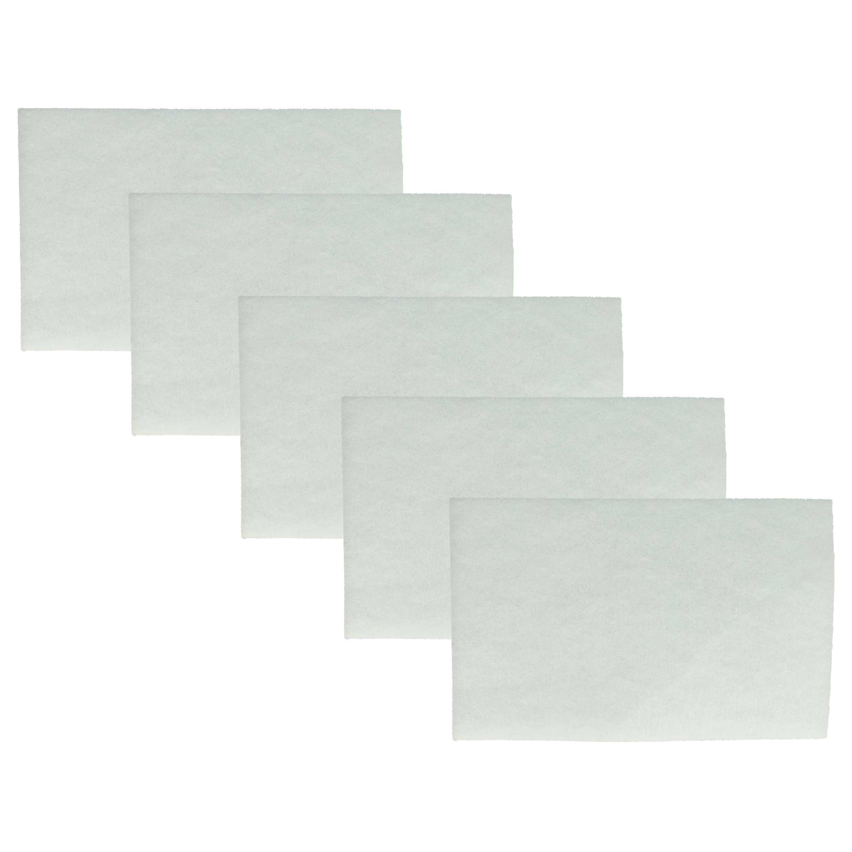 5x Filtermotor filter suitable for Vacuum Cleaner - Universal, Cut to Size, 14.5 x 22 cm
