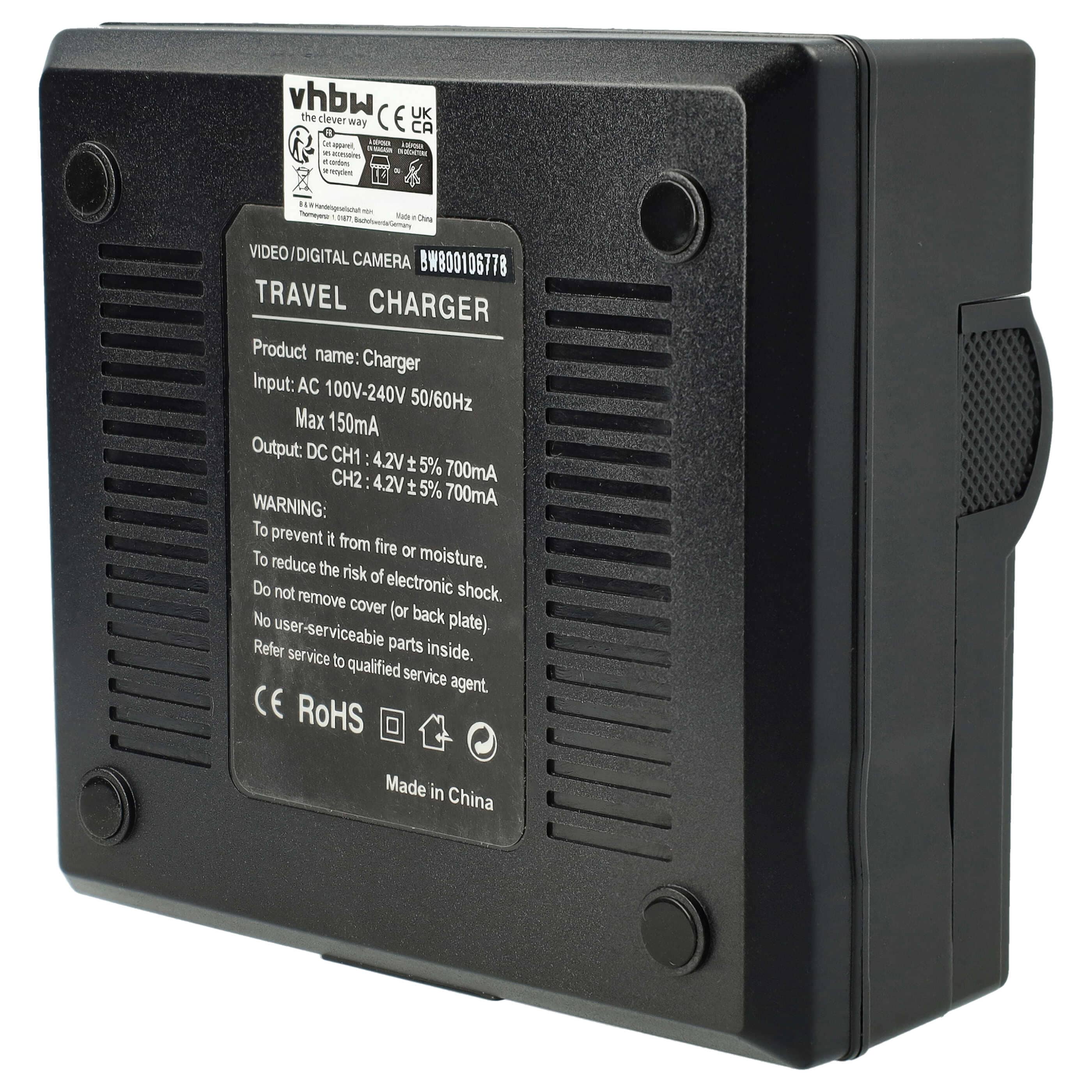 Battery Charger suitable for Nikon Keymission Digital Camera - 1 A, 4.2/8.4 V