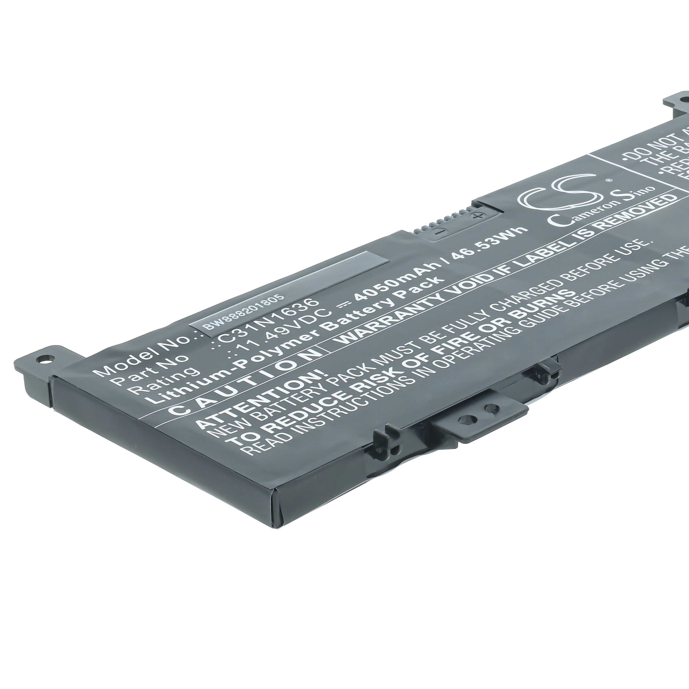 Akumulator do laptopa zamiennik Asus 0B200-02580100, 0B200-02580200, 0B200-02580000 - 4050 mAh 11,49 V LiPo