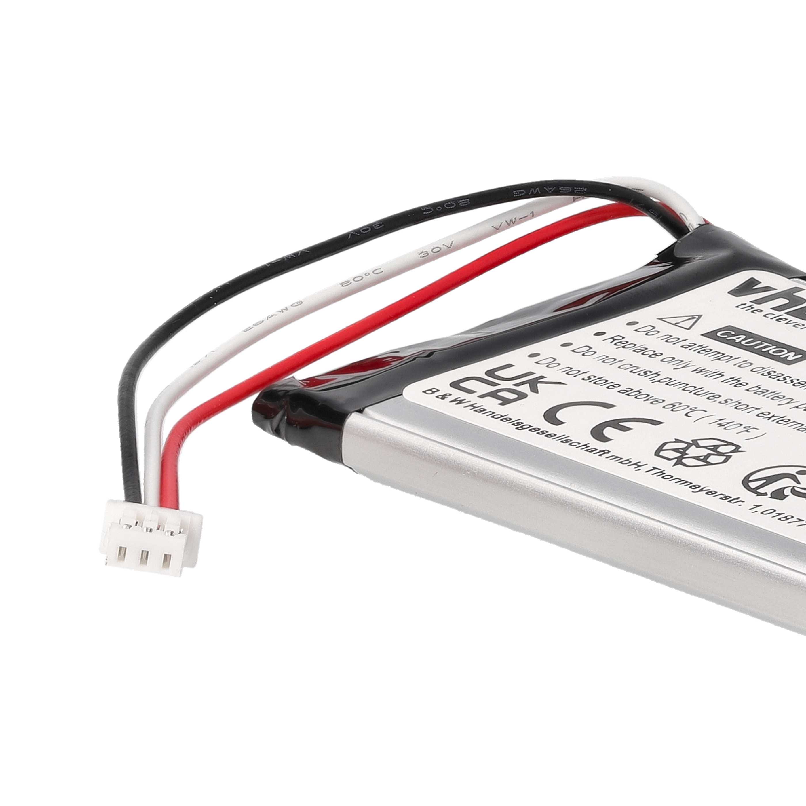 Card Reader 5x Battery replaces Ingenico 296203895AB, P0750-LF - 1200 mAh 3.7 V Li-polymer