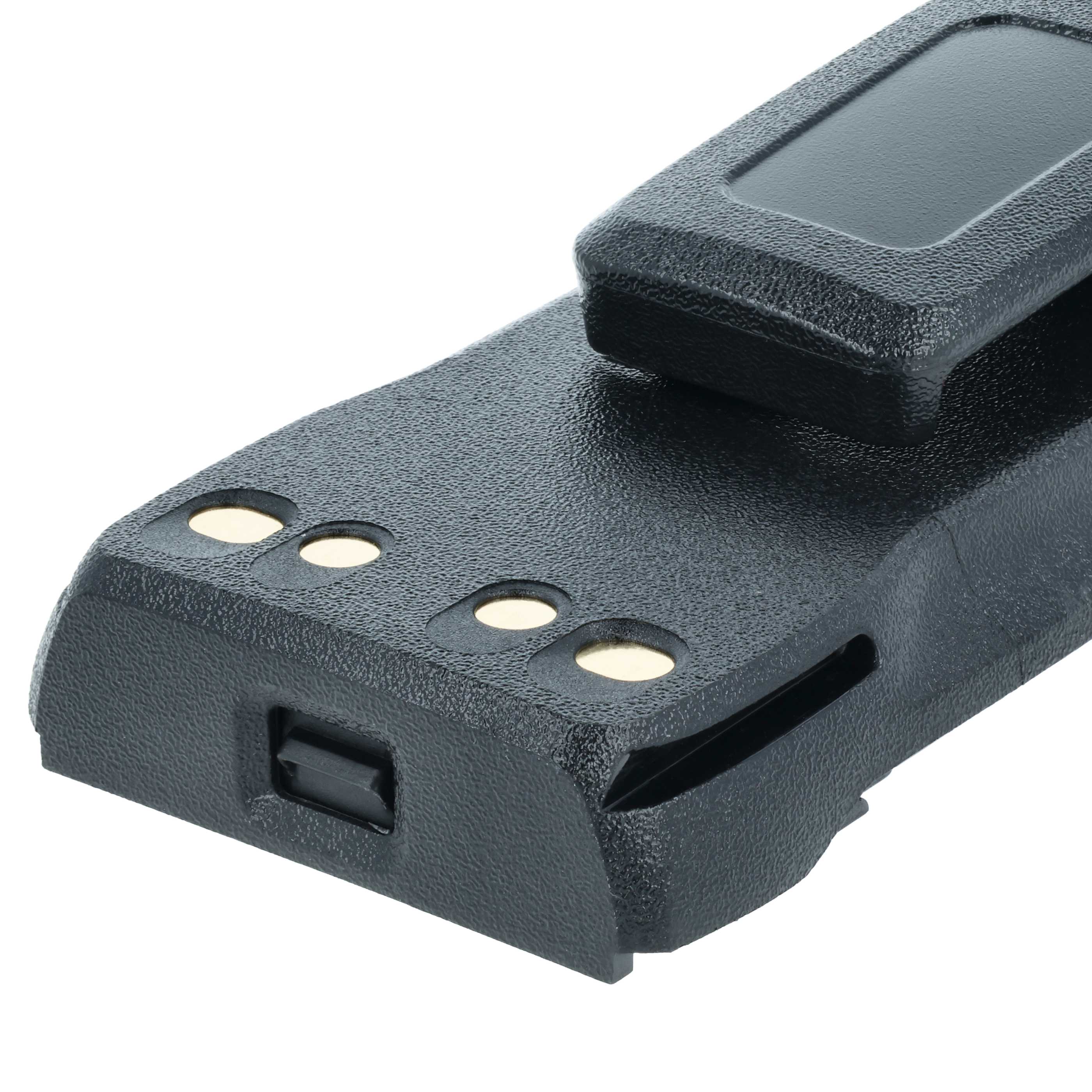 Radio 2x Battery replaces Motorola PMNN4807, PMNN4407A, PMNN4407 - 2150 mAh 8.4 V Li-Ion + Belt Clip