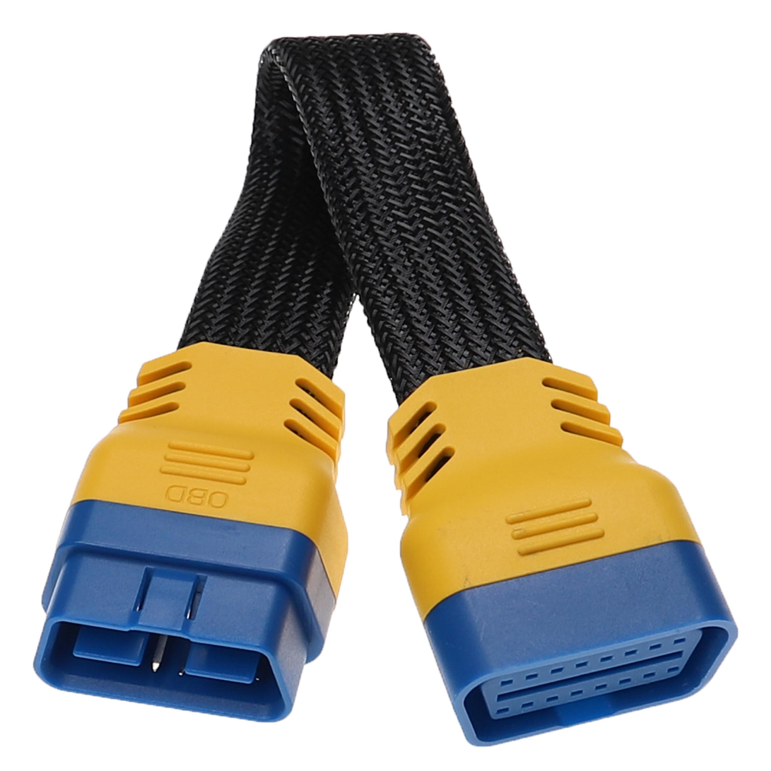 vhbw OBD2 Extension Cable 16 Pin (f) to 16 Pin (m) for LKW, Car, Vehicle - 30 cm
