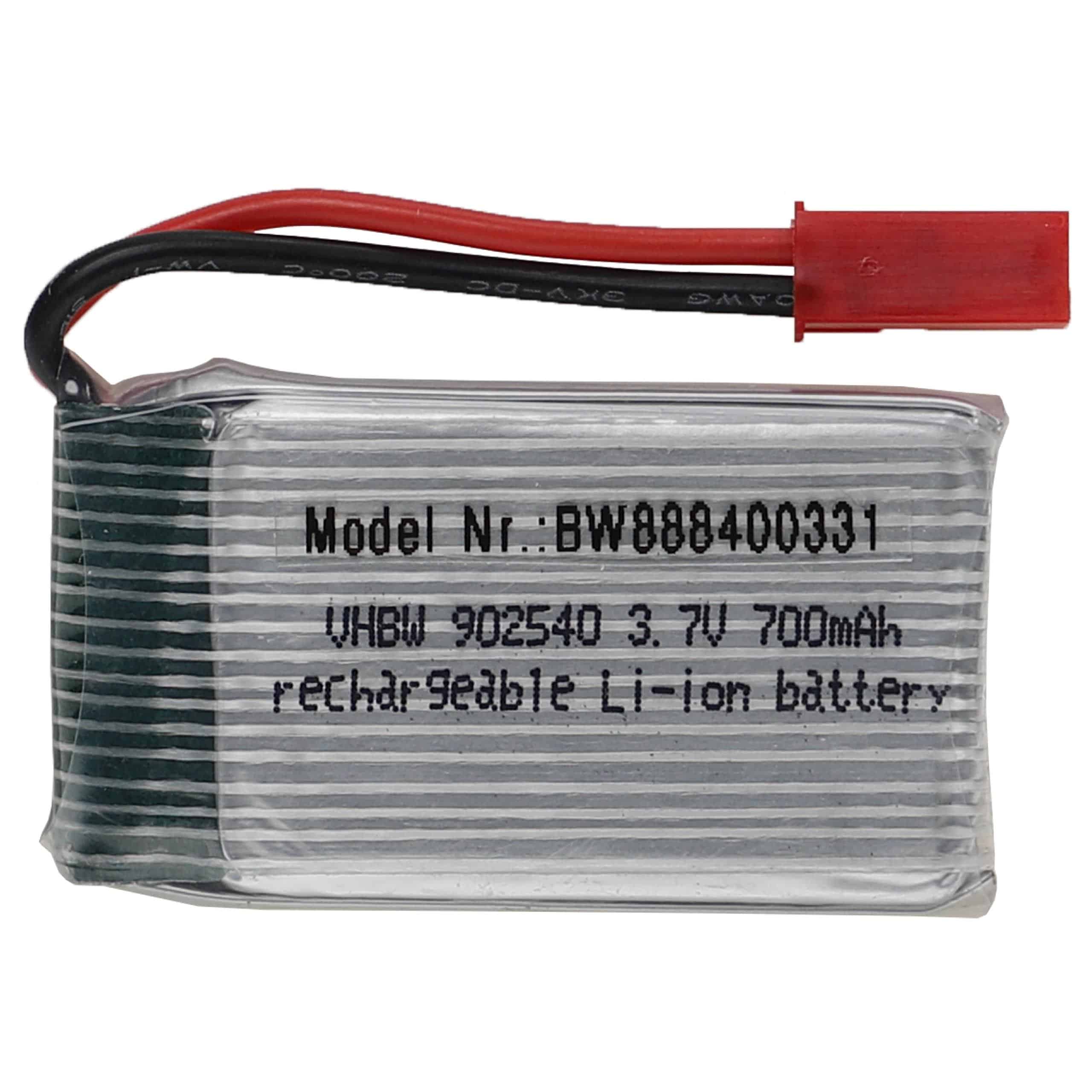Akumulator do modeli zdalnie sterowanych RC - 700 mAh 3,7 V LiPo, BEC