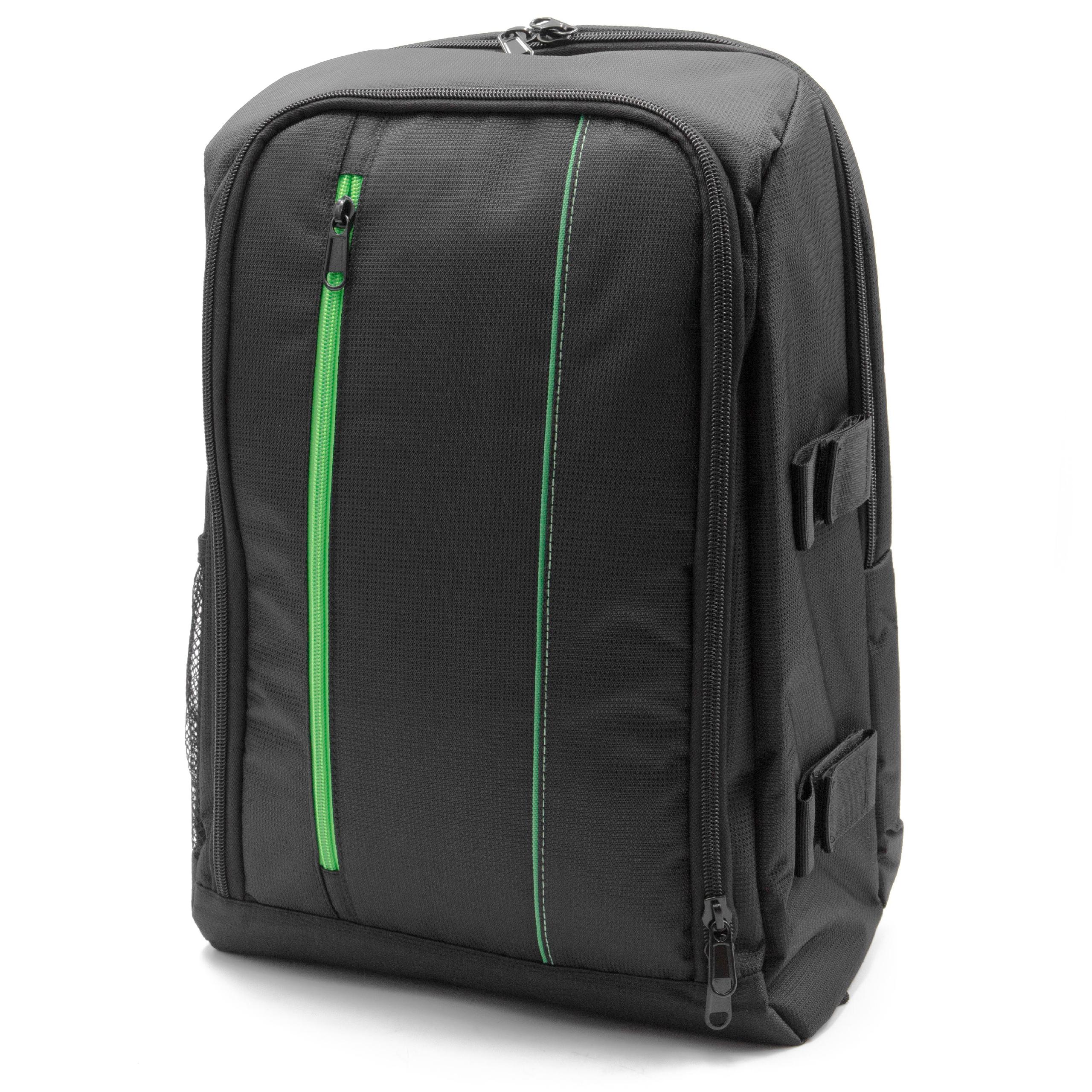 Plecak na aparat K-70 Pentax - nylon, czarny / zielony