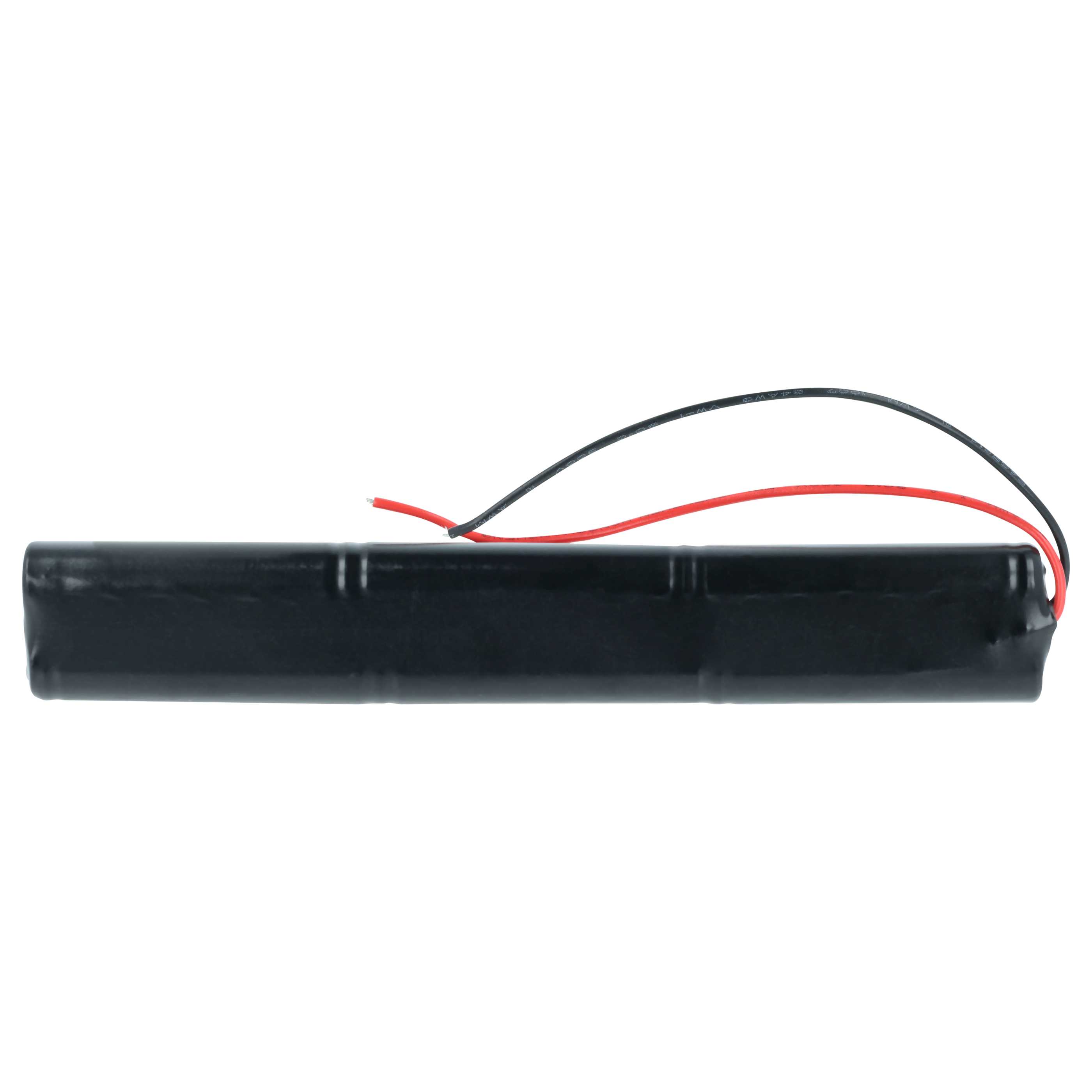 2x Batteria sostituisce Telenot 35 973 per sistema d'allarme - 600mAh 7,2V NiMH
