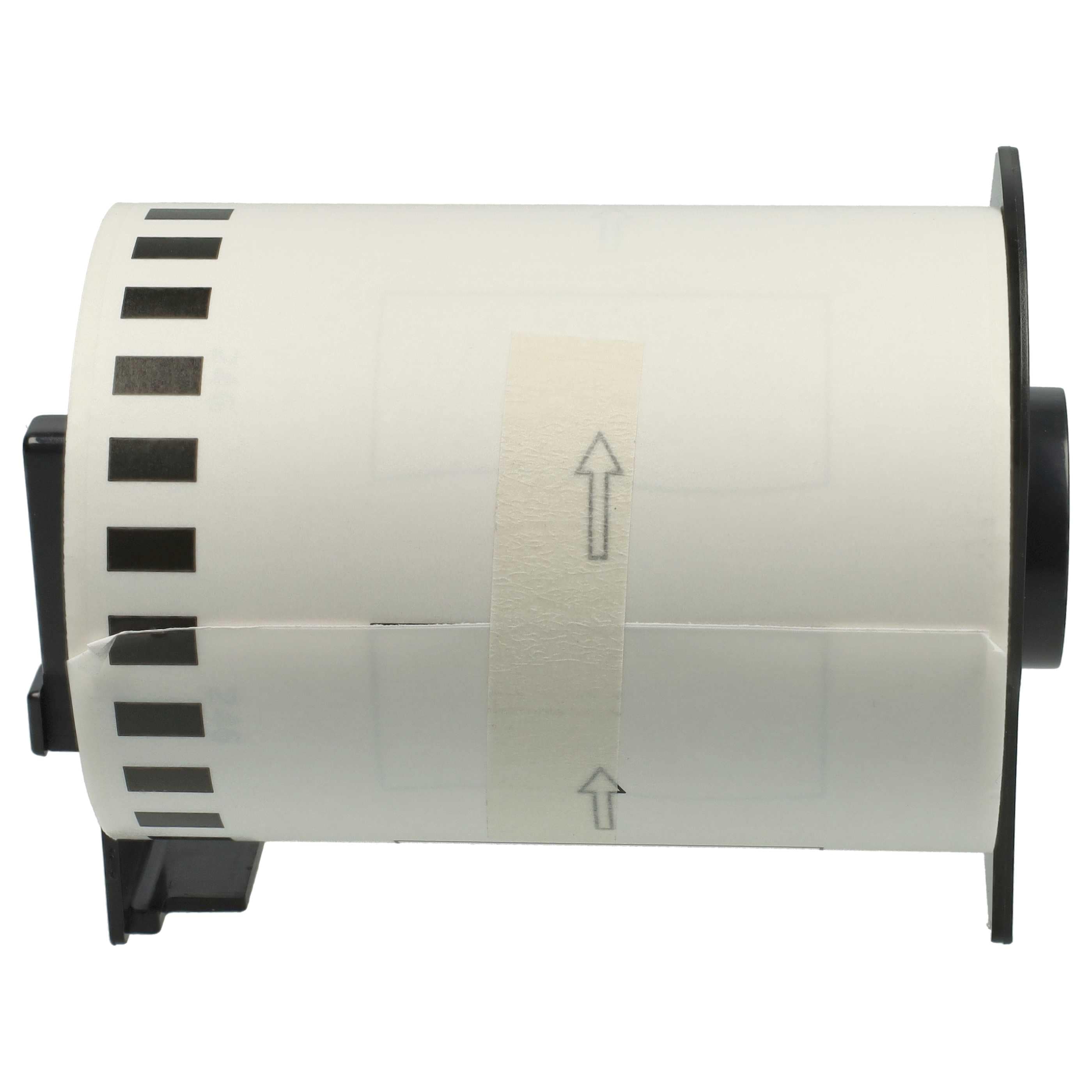 5x Label Roll replaces Brother DK-22246 Labeller - Self-Adhesive 103 mm x 30.48 m + Holder