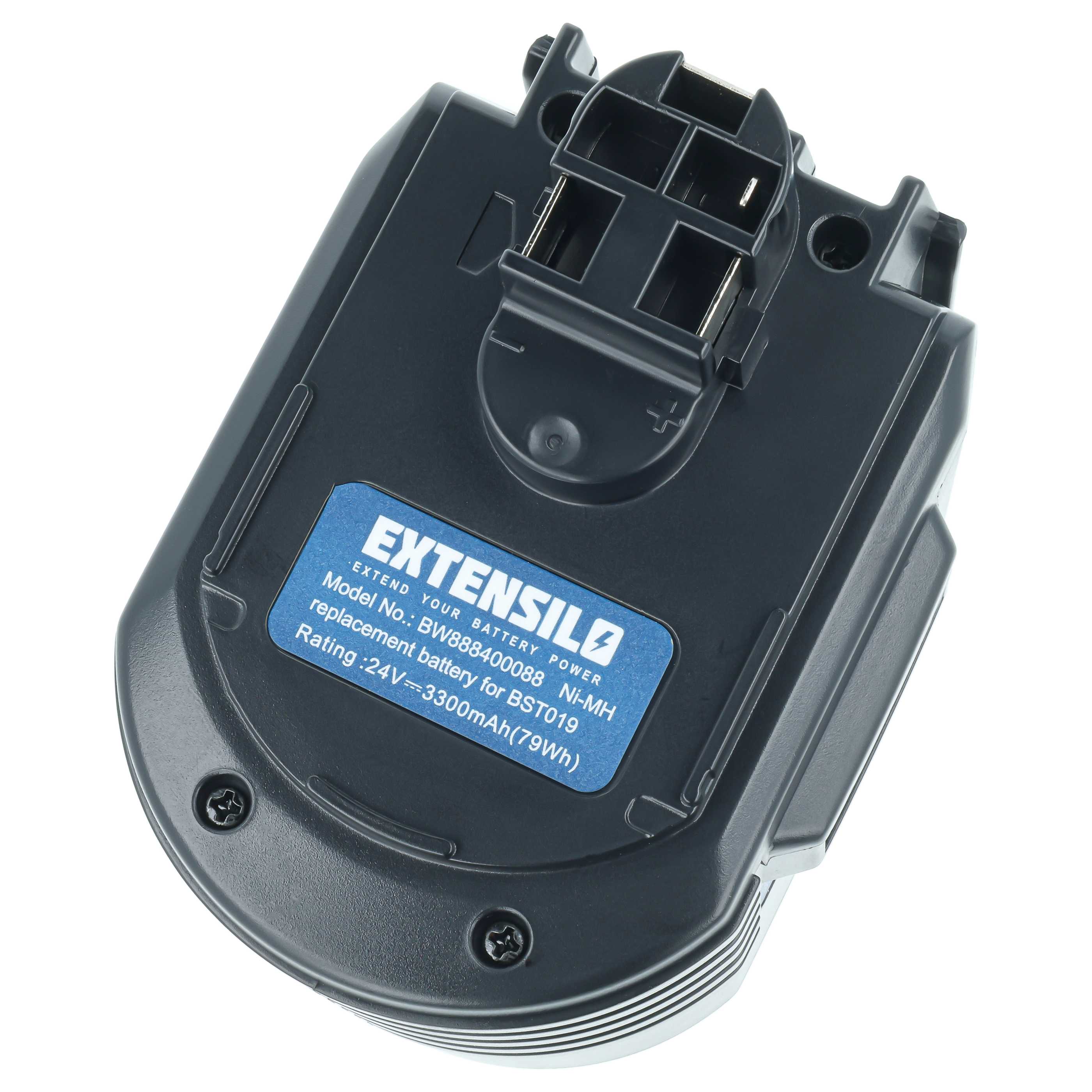 2x Battery replaces Bosch 2 607 335 082, 1617334082, 2607335082 Electric Power Tool - 3300 mAh, 24 V, NiMH
