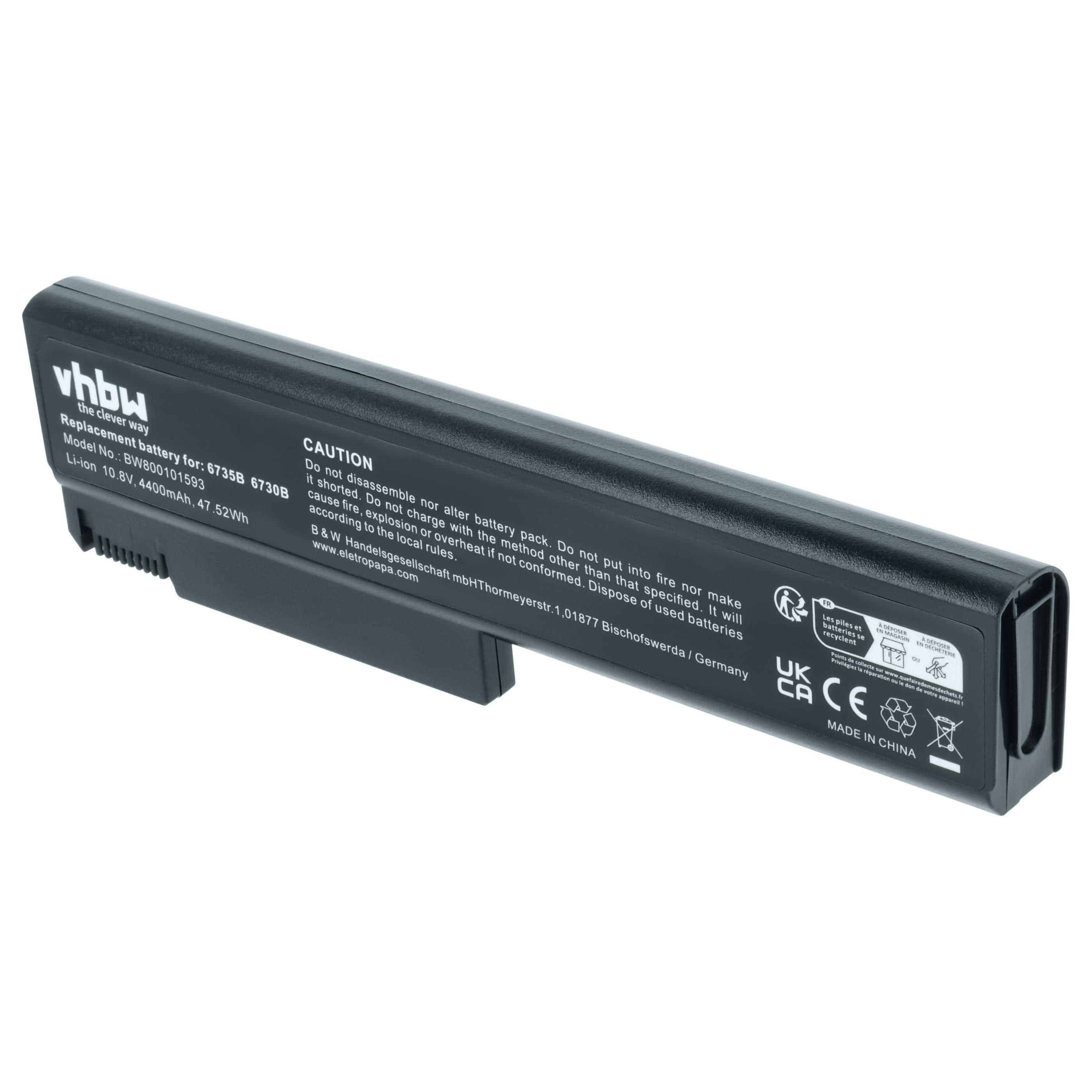 Akumulator do laptopa zamiennik HP 484786-001, 491173-543, HSTNN-144C-A - 4400 mAh 10,8 V Li-Ion, czarny