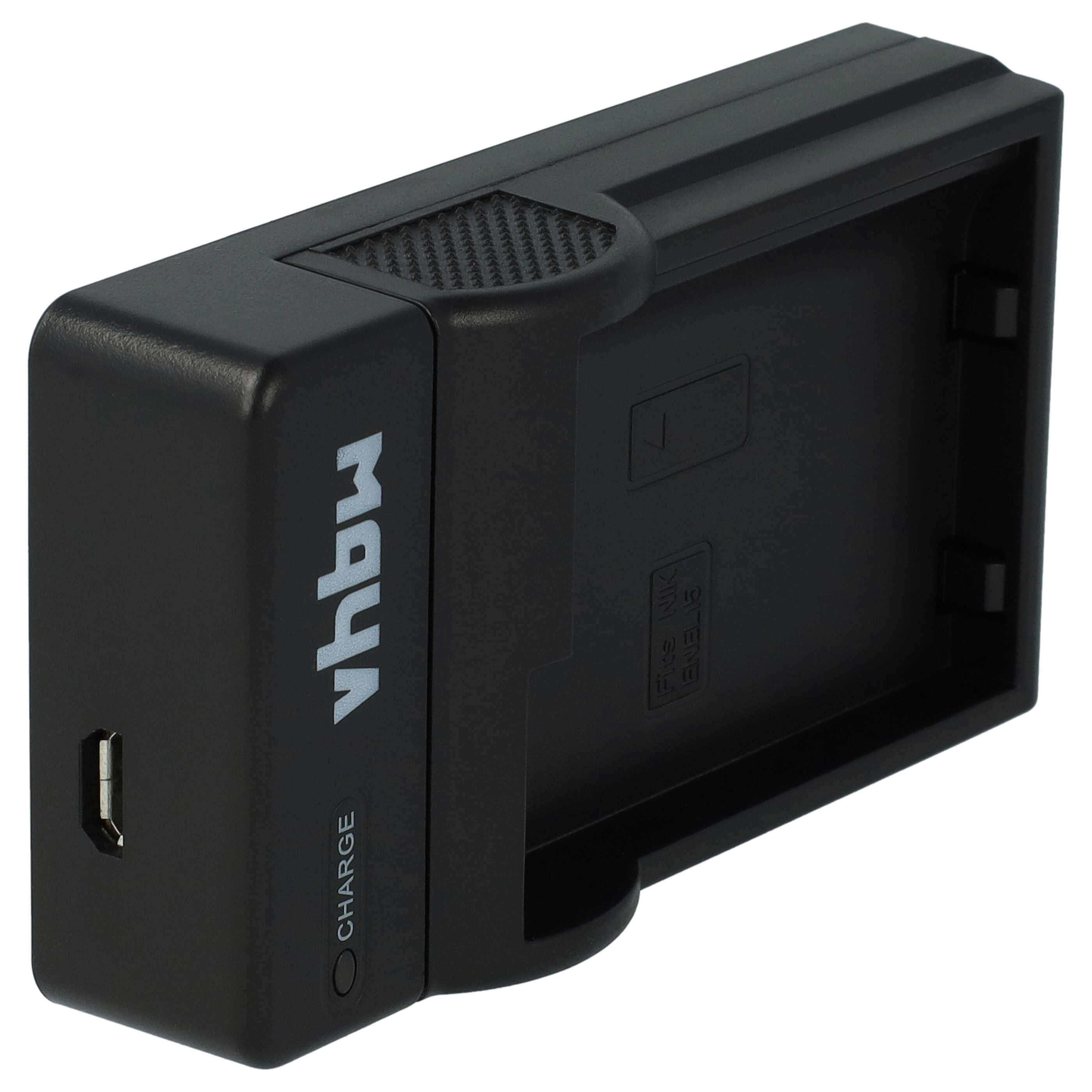 Battery Charger USB-C + Cable USB-C replaces Nikon MH-25, MH-25a for Nikon Digital Camera - 0.5 A