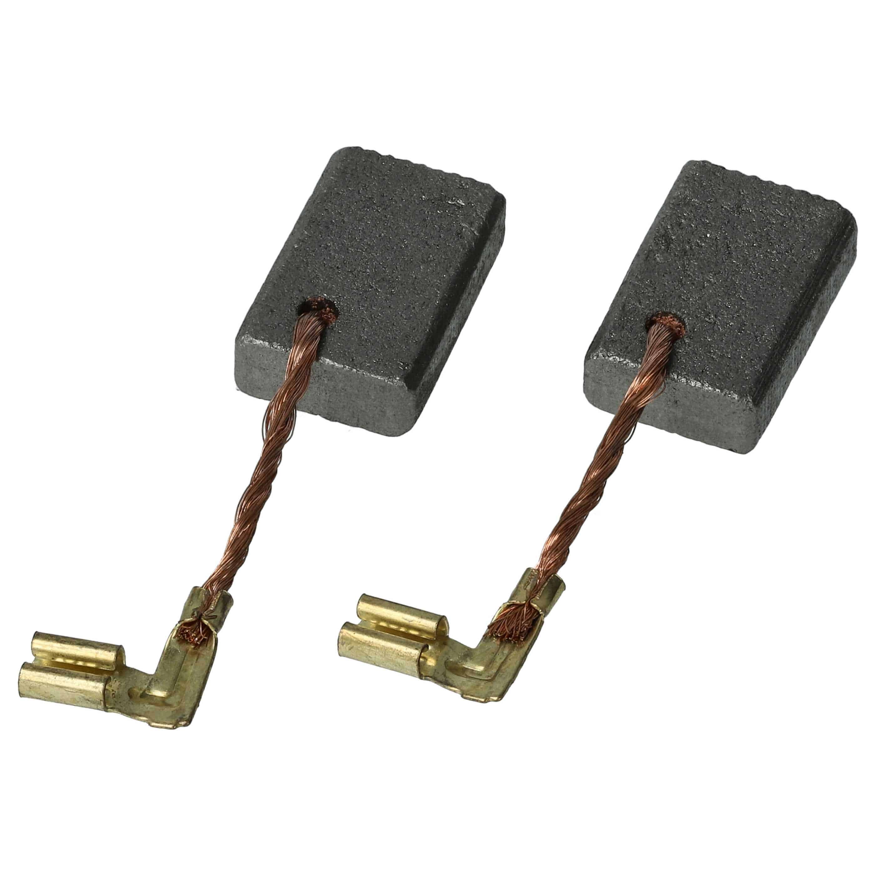 2x Balais de charbon remplace Makita CB325, CB 318, 194074-2 pour outil électrique - 4,9 x 10,9 x 16,5mm