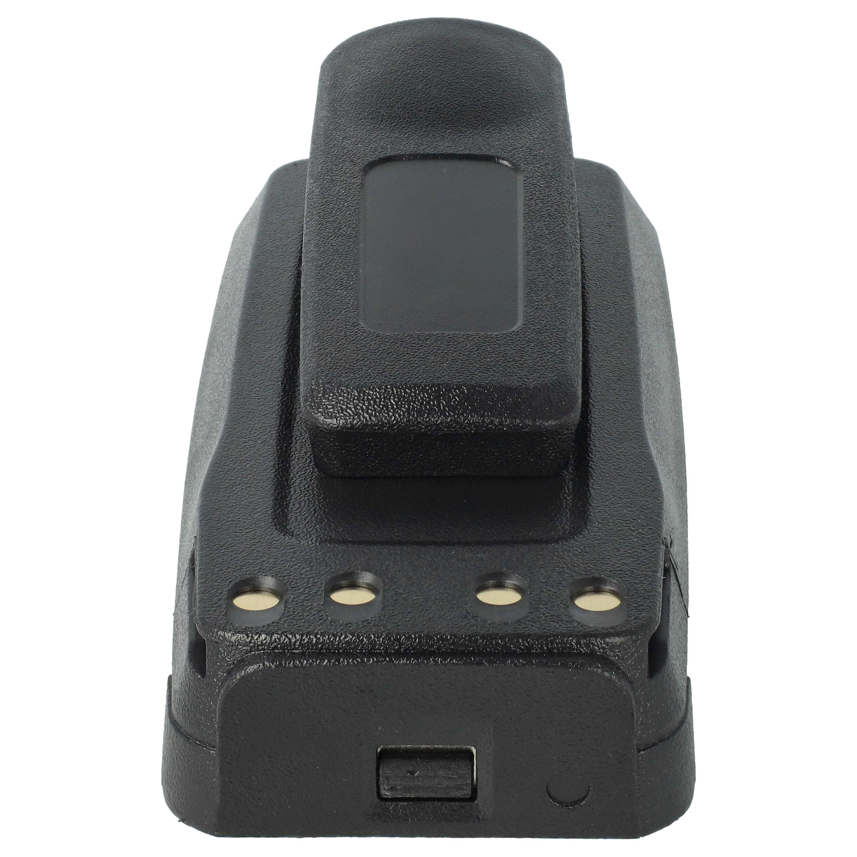 Radio 10x Battery replaces Motorola NNTN4066, PMNN4065, NNTN4077, NNTN4103 - 2600 mAh 7.4 V Li-Ion + Belt Clip