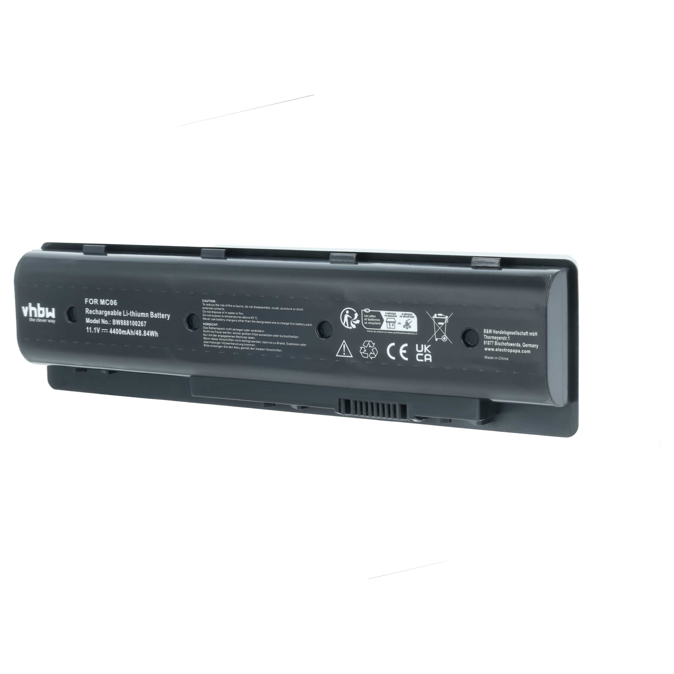 Akumulator do laptopa zamiennik HP 806953-851, 805095-001, 804073-851 - 4400 mAh 11,1 V Li-Ion, czarny