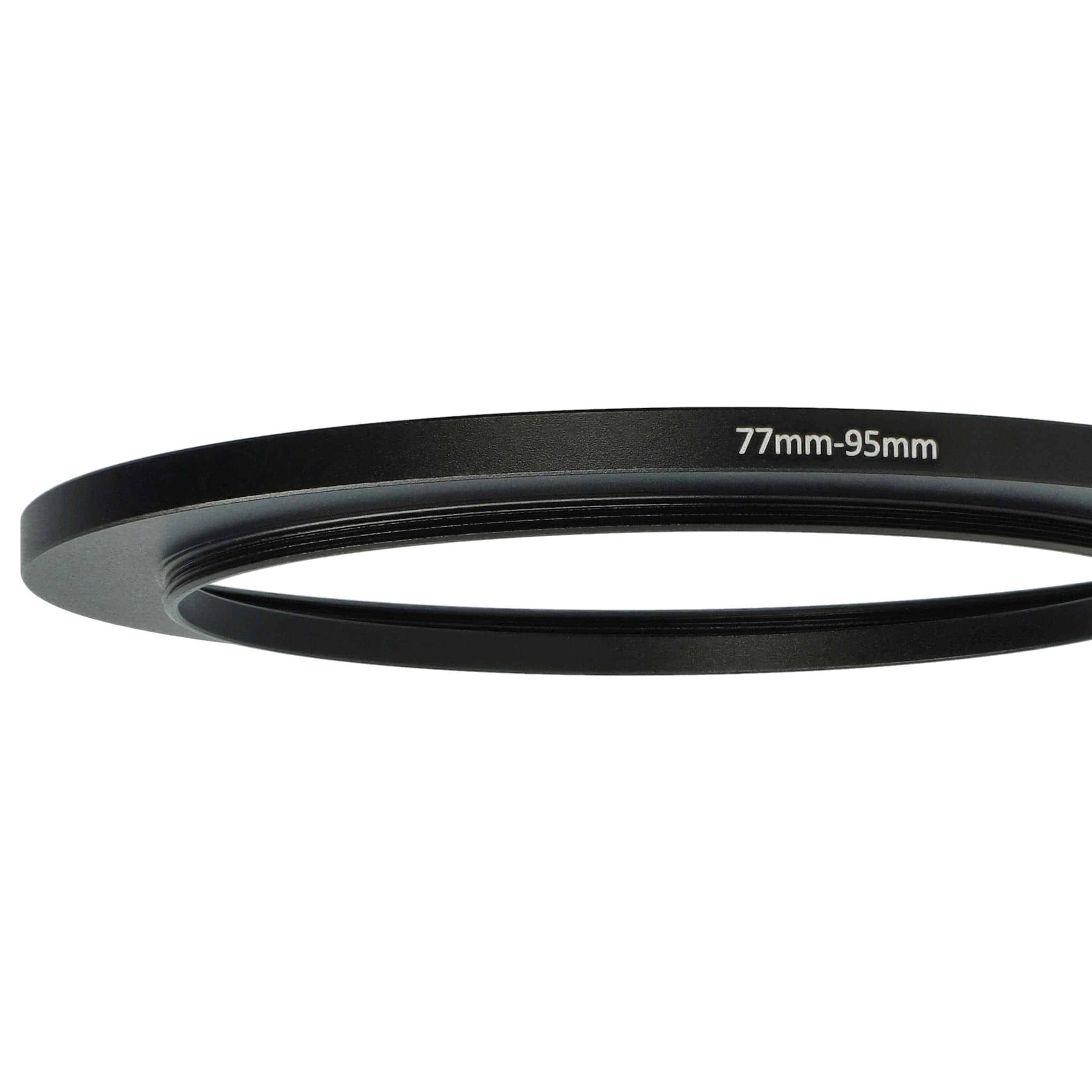 Step-Up-Ring Adapter 77 mm auf 95 mm passend für diverse Kamera-Objektive - Filteradapter