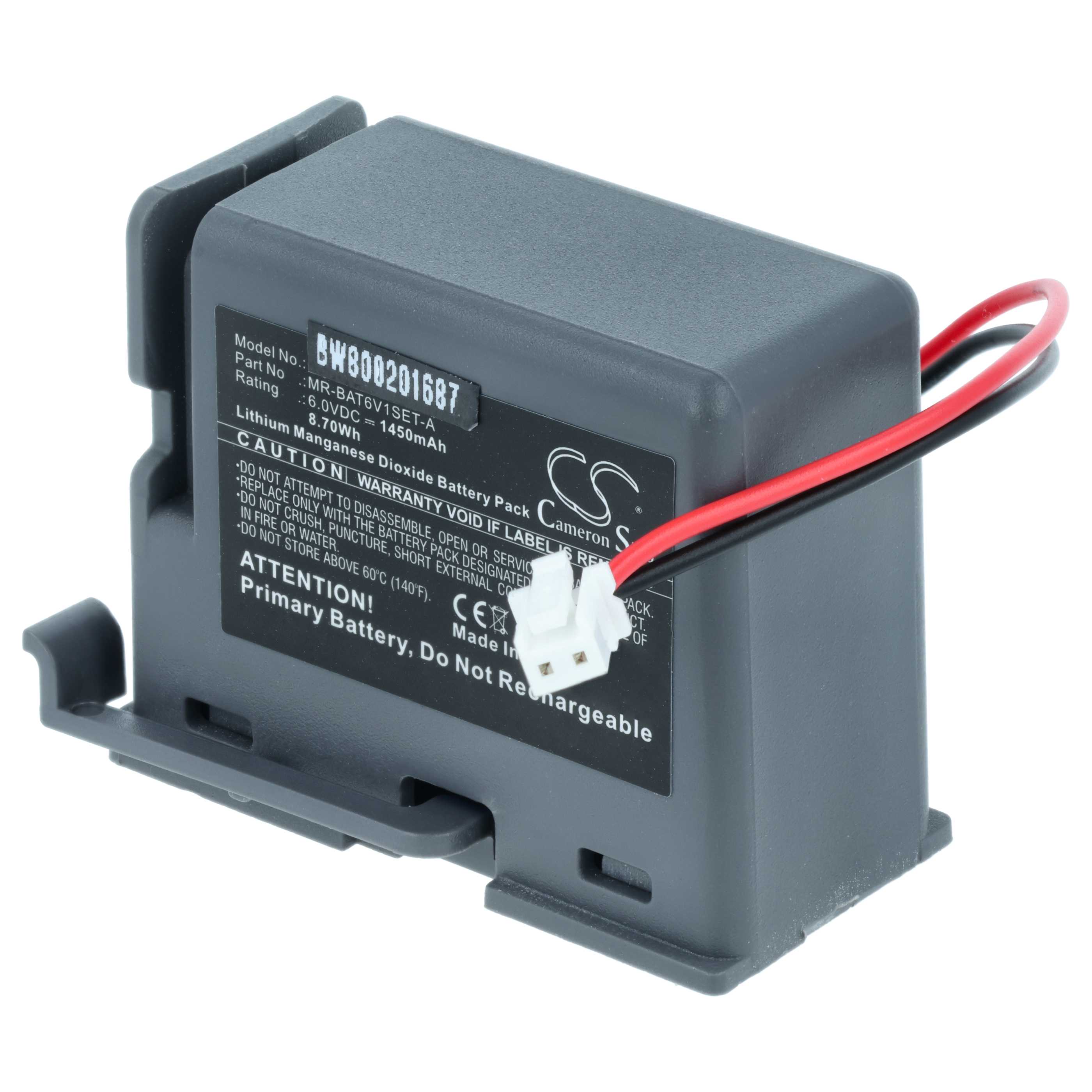 Bateria do PLC programowalnego sterownika Mitsubishi MR-BAT6V1SET-A - 1450 mAh 6 V Li-MnO2