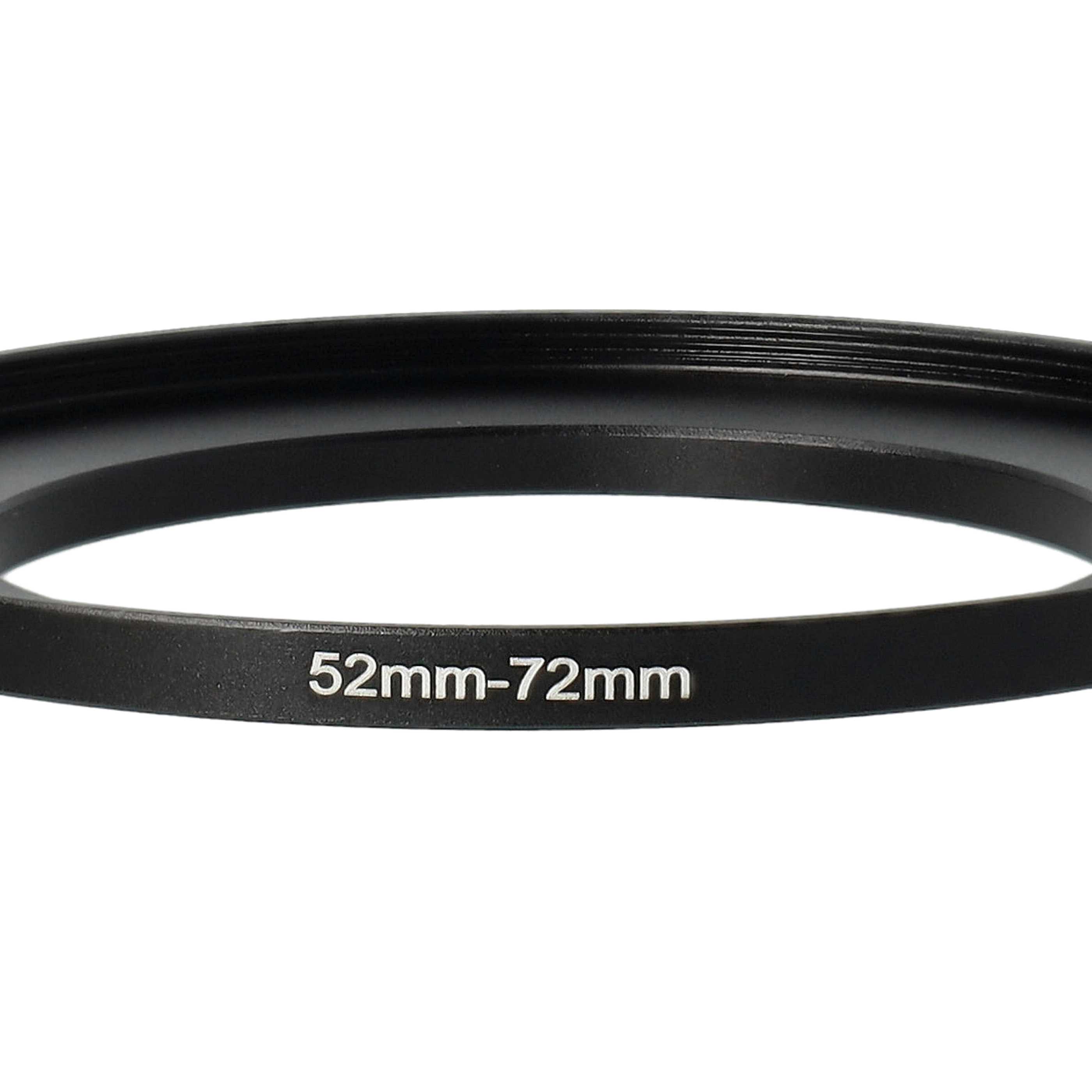 Step-Up-Ring Adapter 52 mm auf 72 mm passend für diverse Kamera-Objektive - Filteradapter