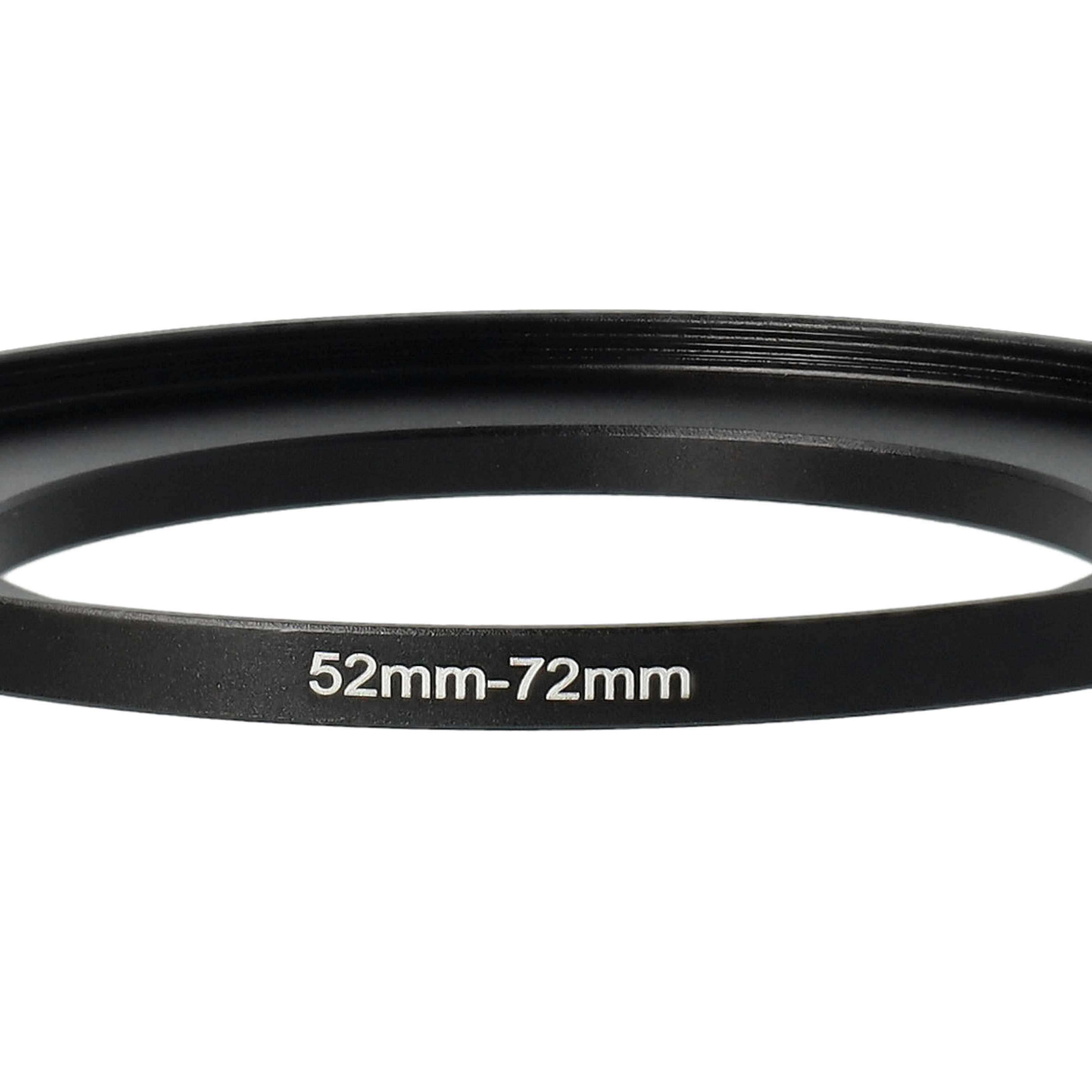 Step-Up Ring Adapter of 52 mm to 72 mm for various Camera Lens - Filter Adapter