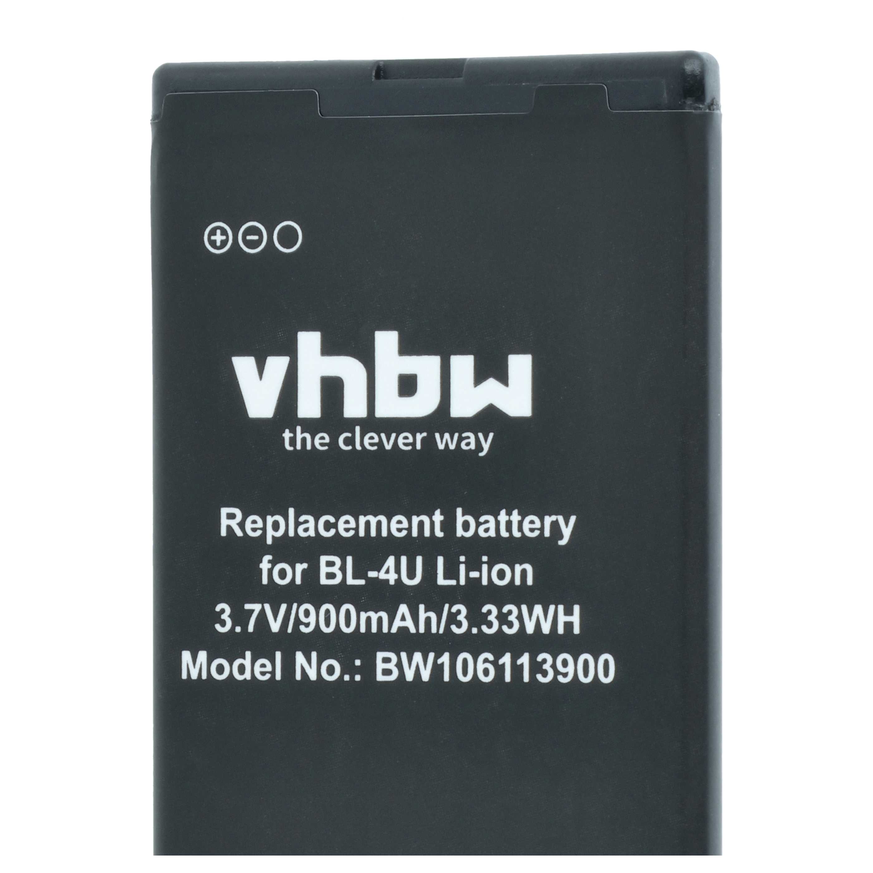 Akumulator do telefonu smartfona zamiennik Doro RCBNTC04 - 900 mAh 3,7 V Li-Ion