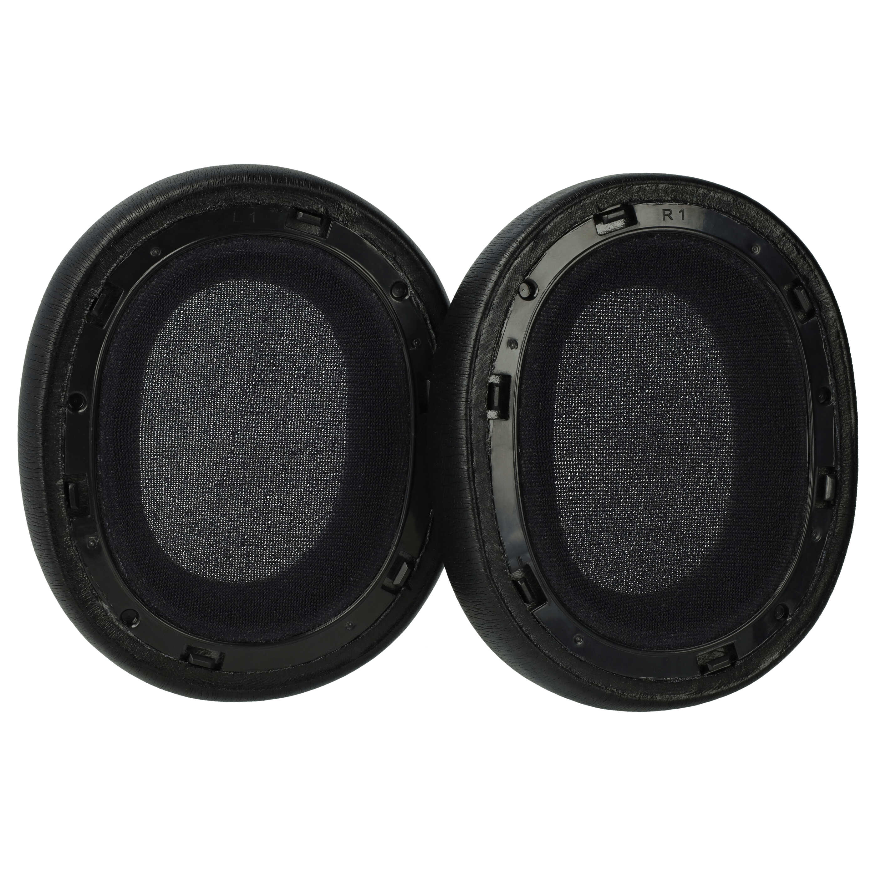 2x Poduszki do słuchawek Technics EAH-A800, 10 x 8 cm, czarne